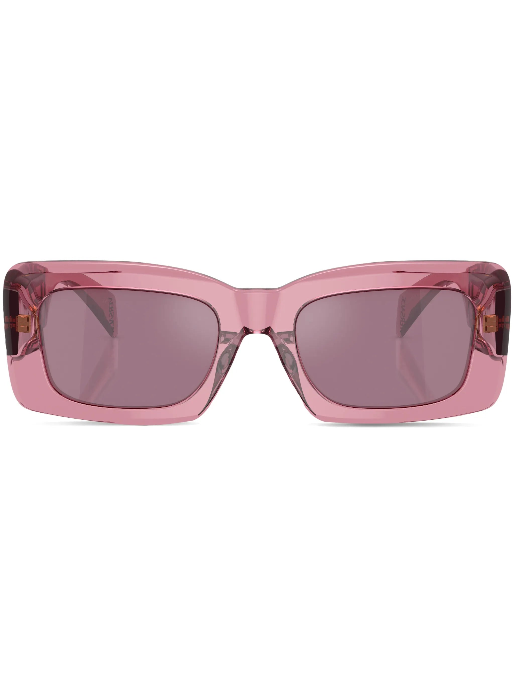 logo-plaque square-shape sunglasses
