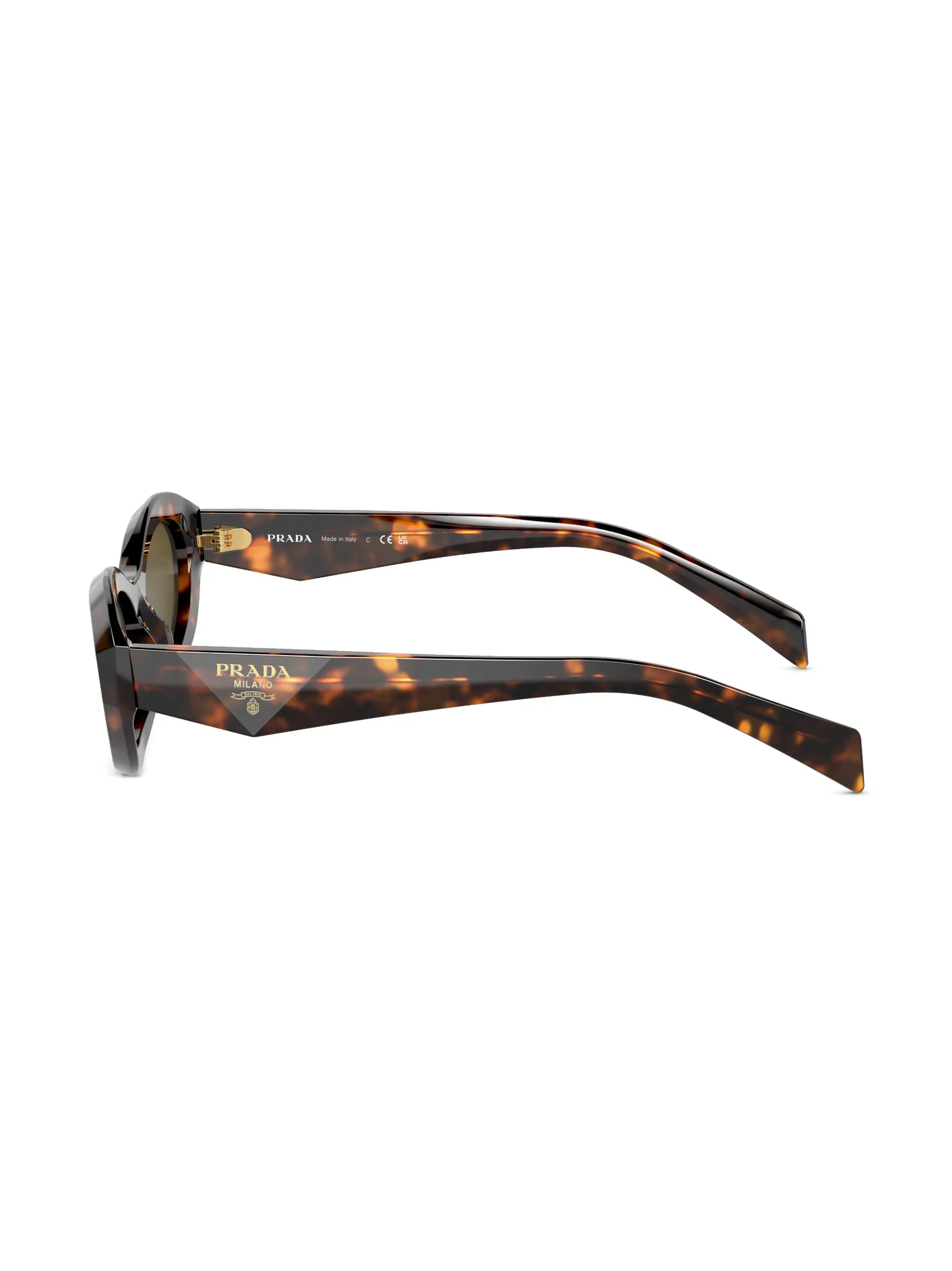 oval-frame sunglasses