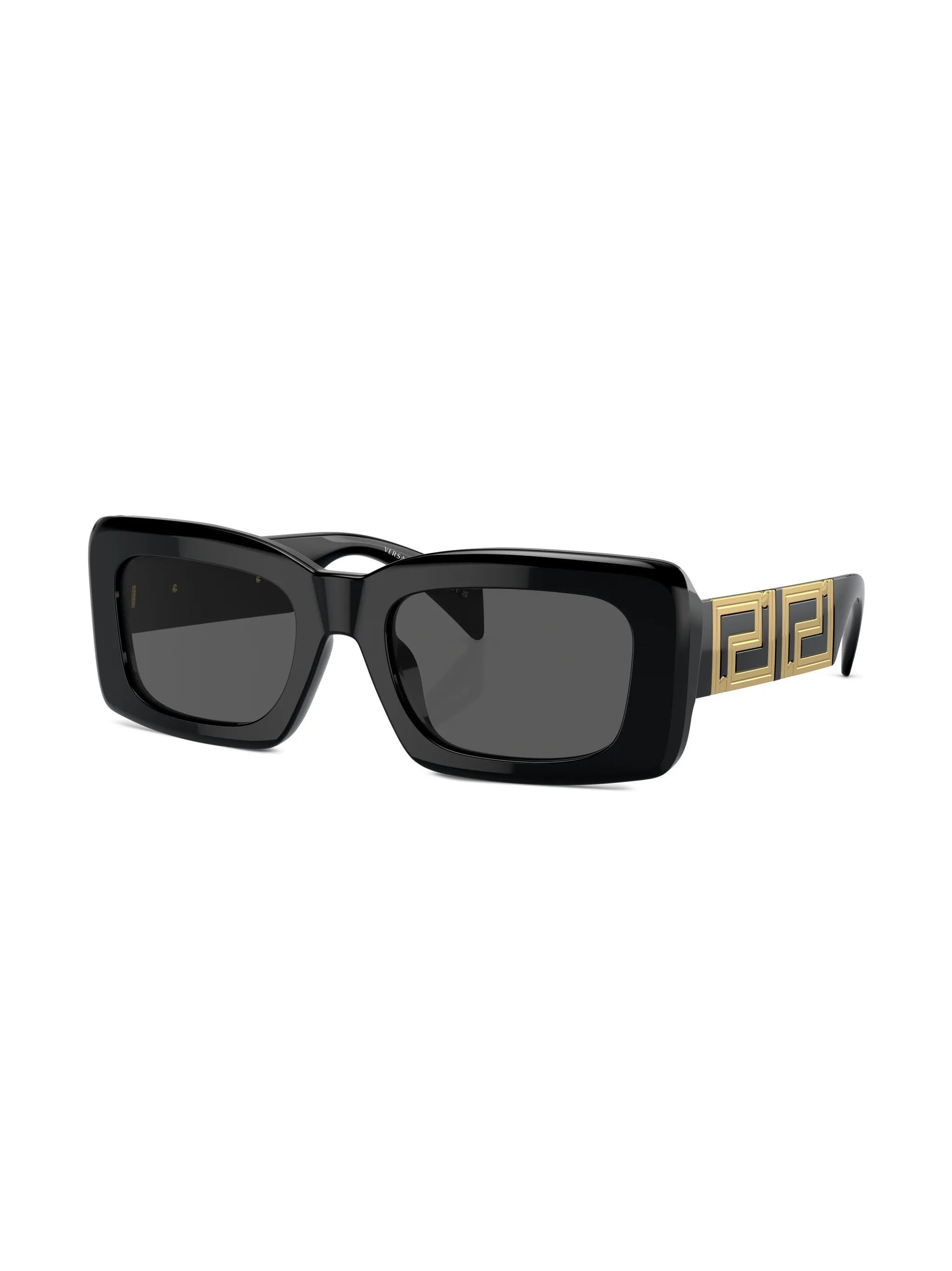 Greca-detail square-frame sunglasses