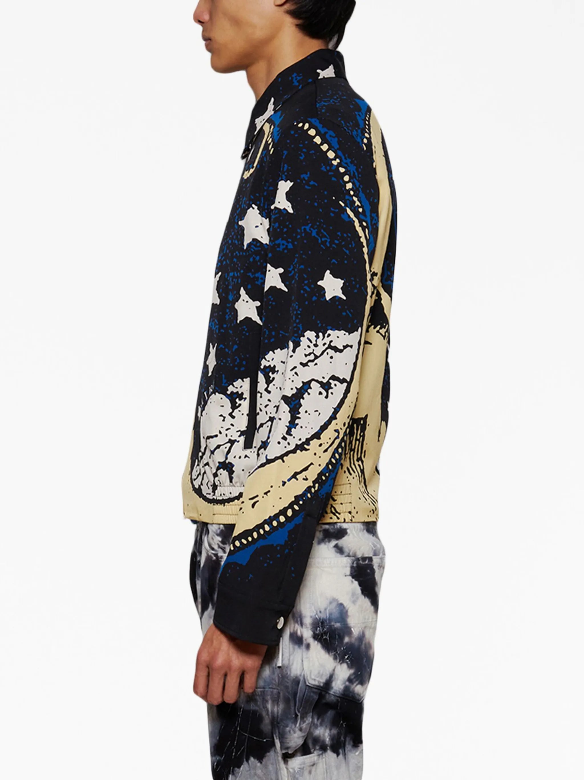 Moonscape zip-up jacket