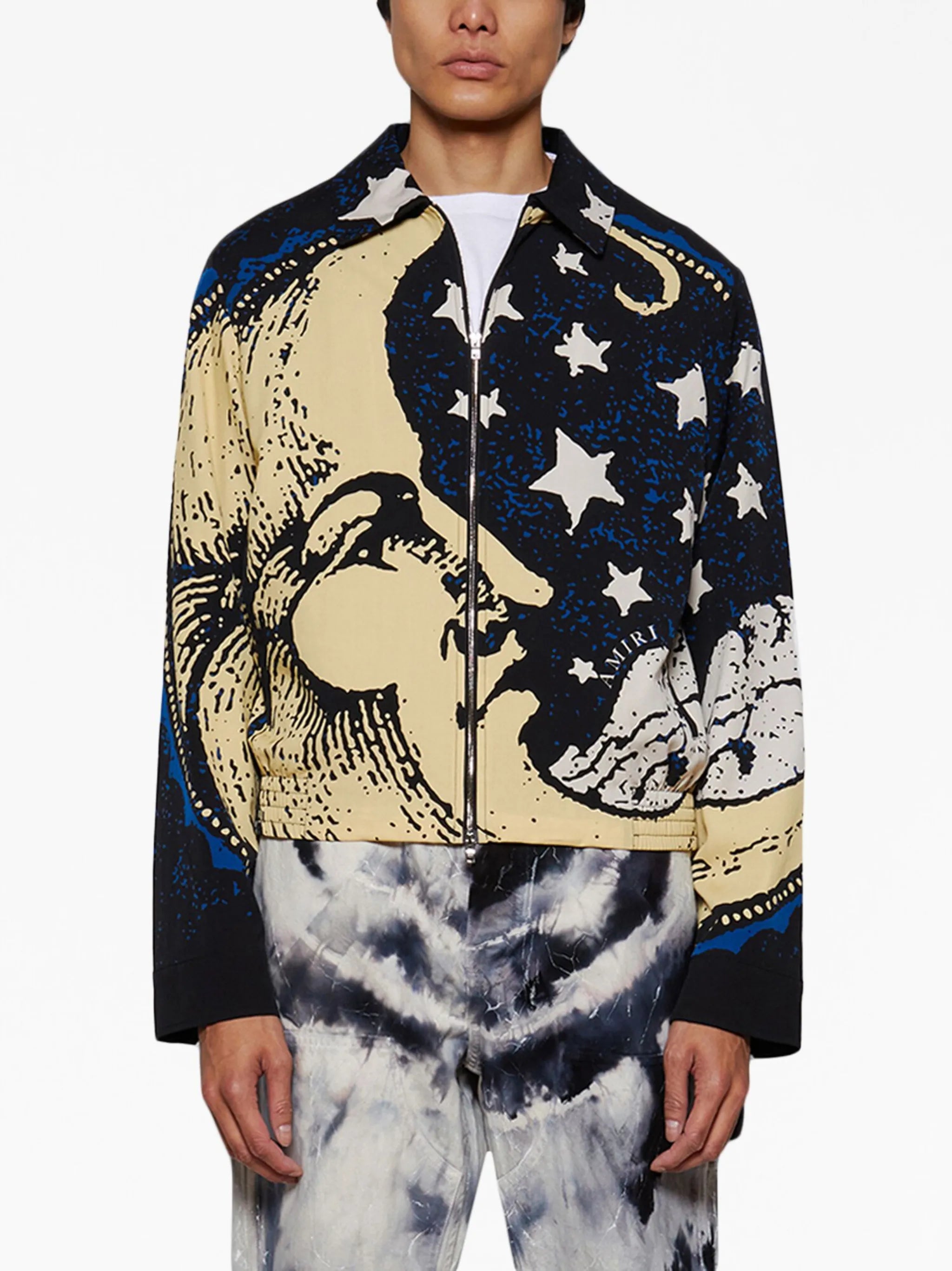 Moonscape zip-up jacket