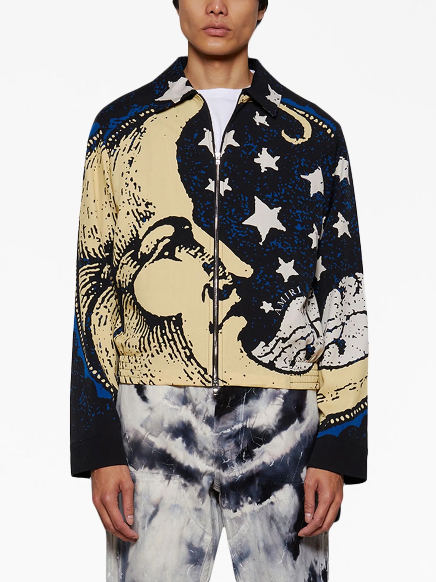 Moonscape zip-up jacket