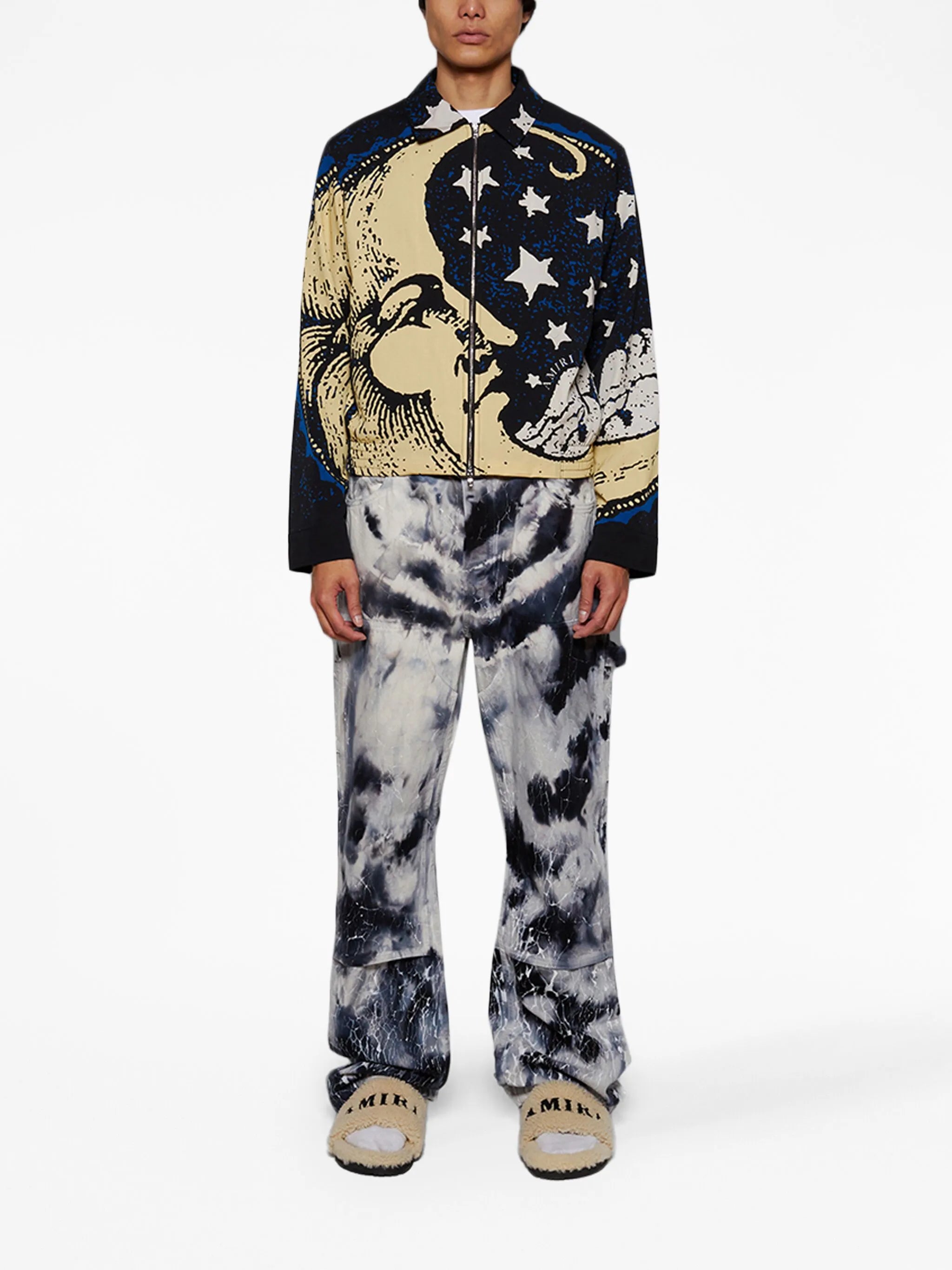 Moonscape zip-up jacket
