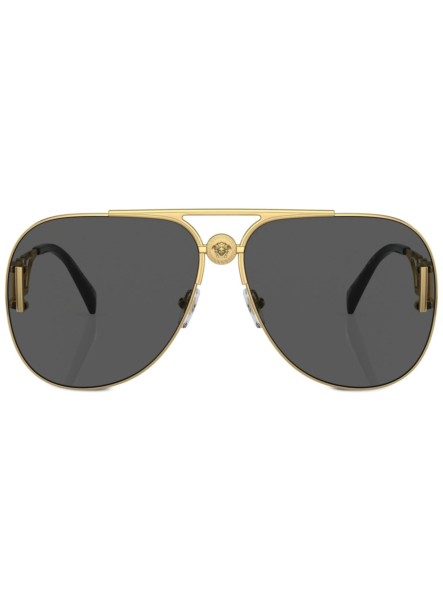 logo-plaque pilot-frame sunglasses