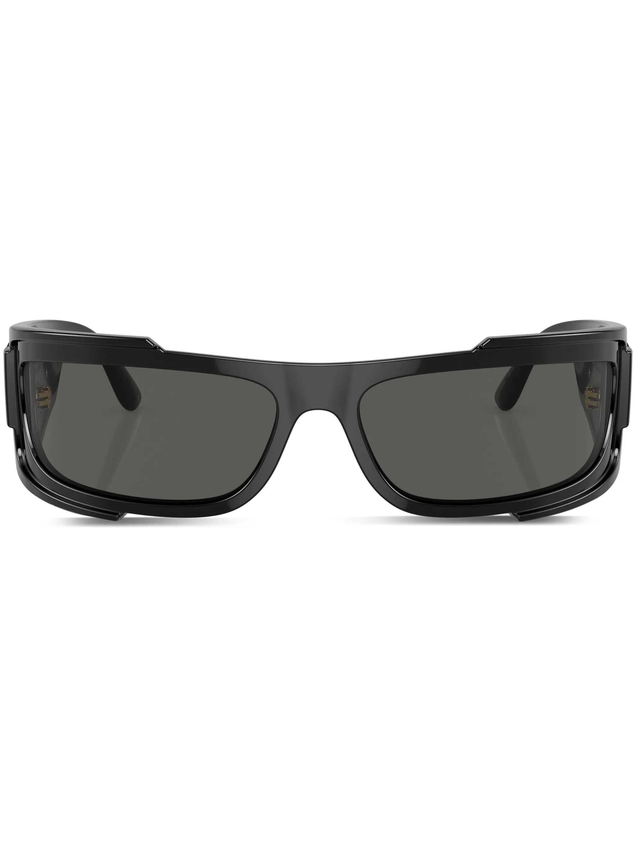 logo-plaque rectangle-frame sunglasses