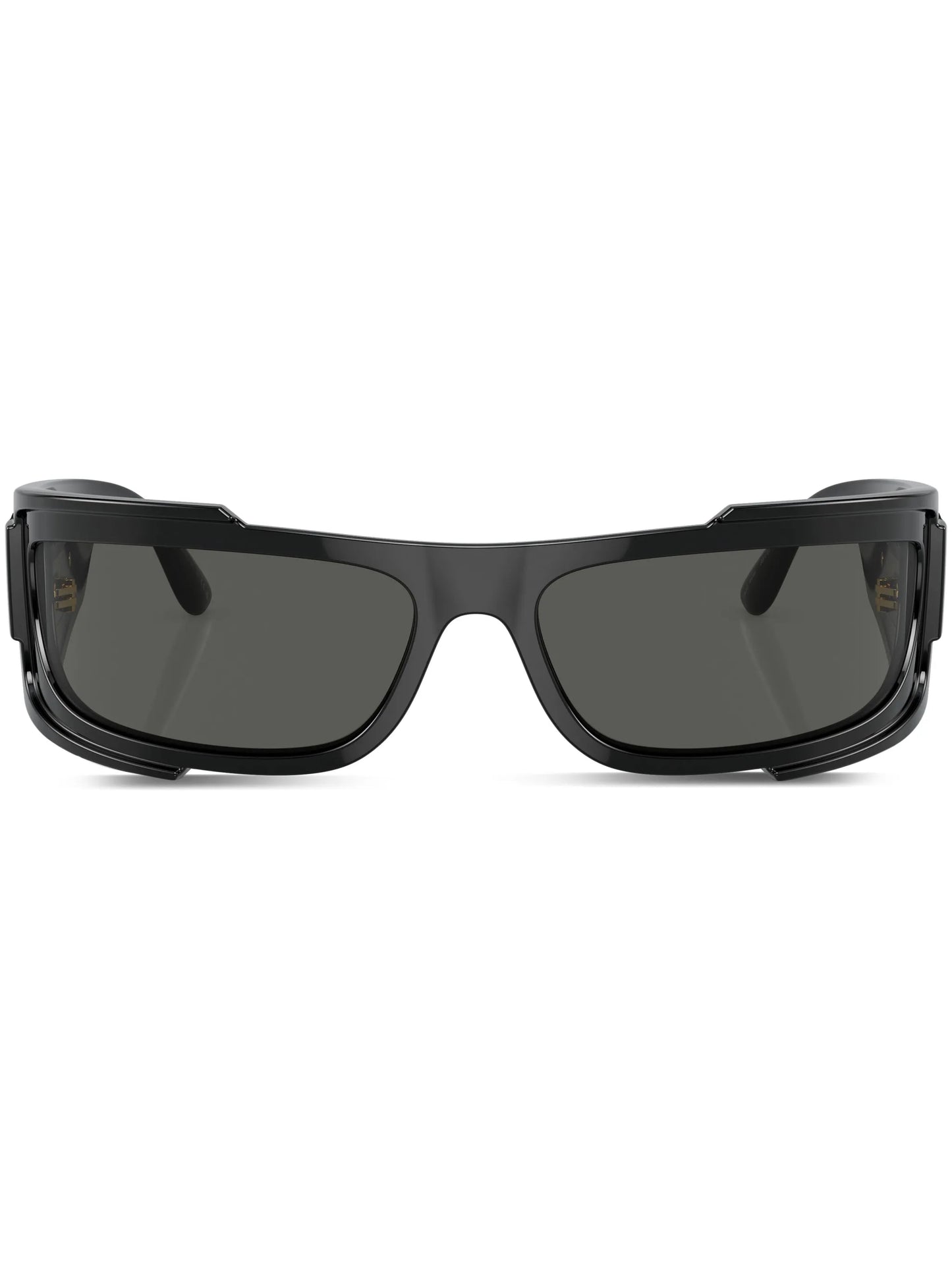 logo-plaque rectangle-frame sunglasses
