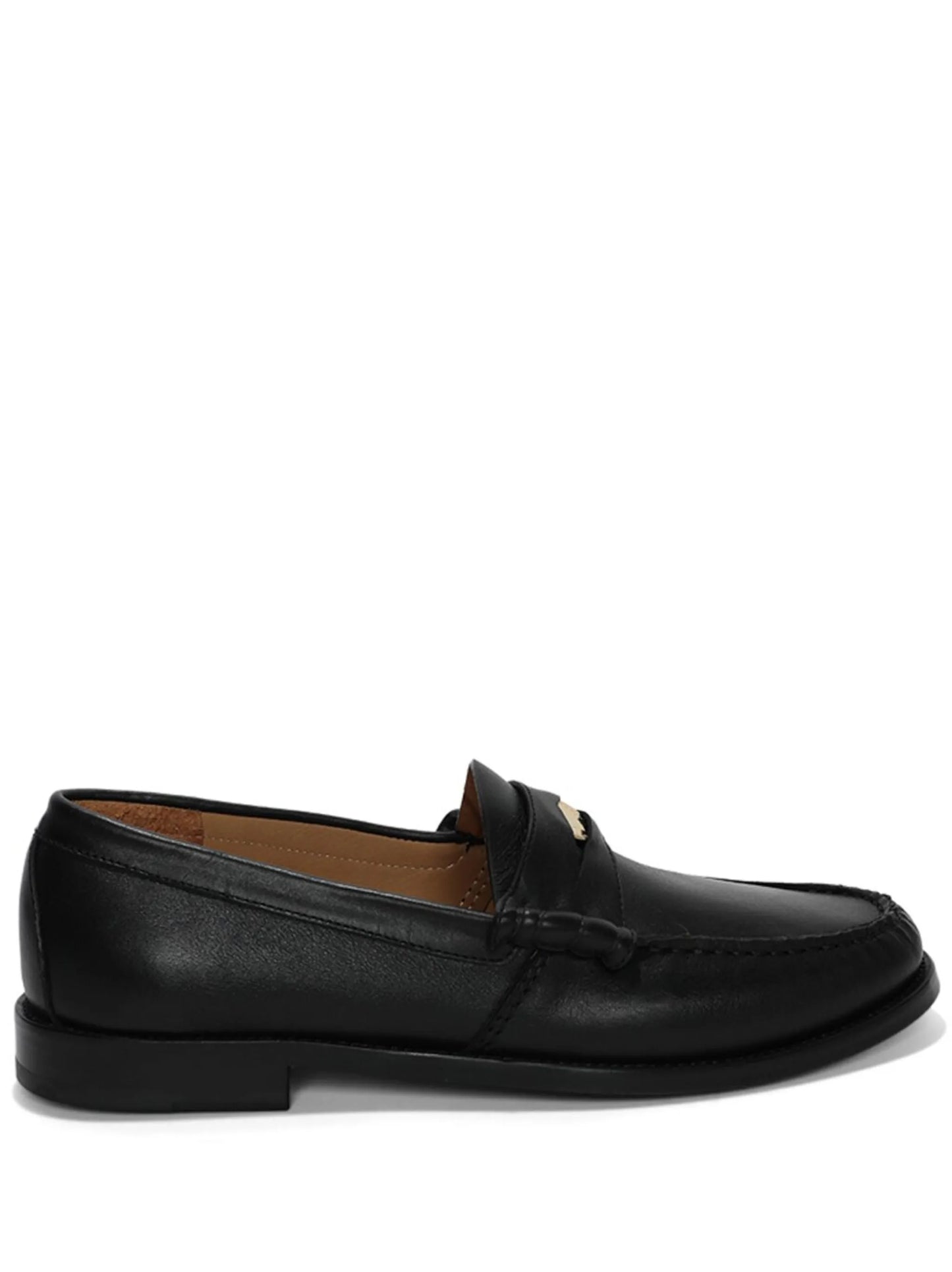 Penny leather loafers