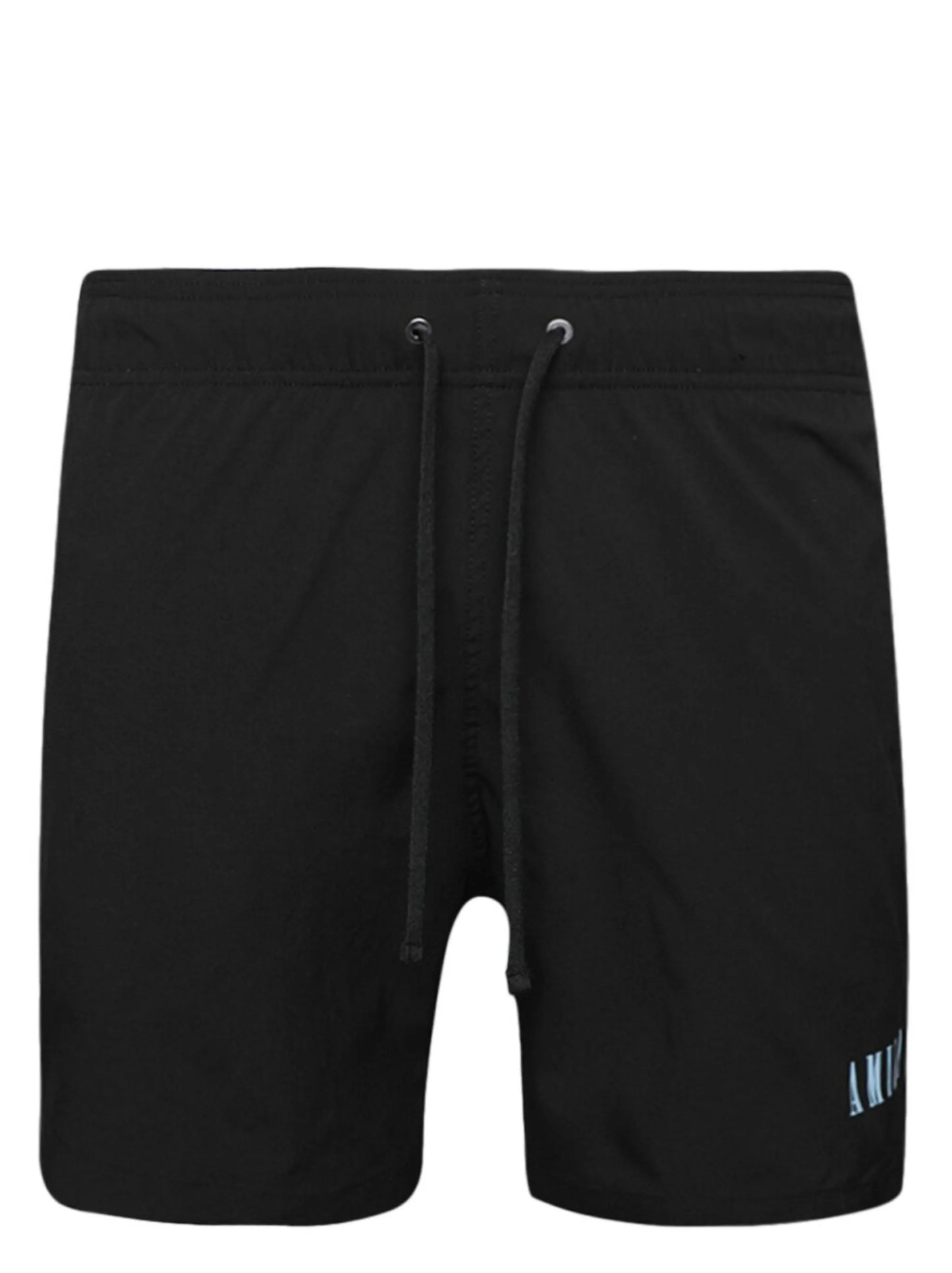 logo-embroidery swim shorts