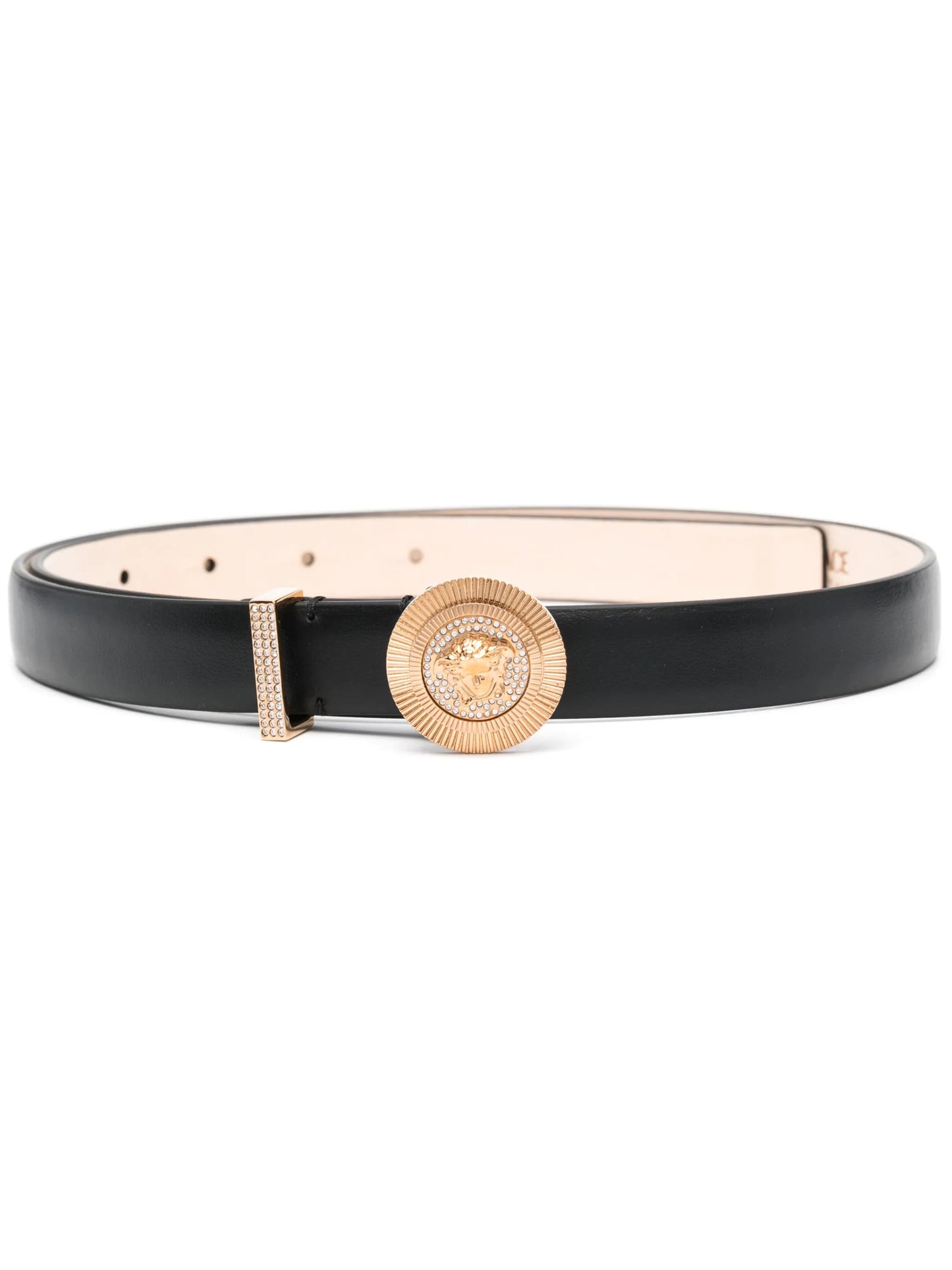 Medusa Biggie leather belt