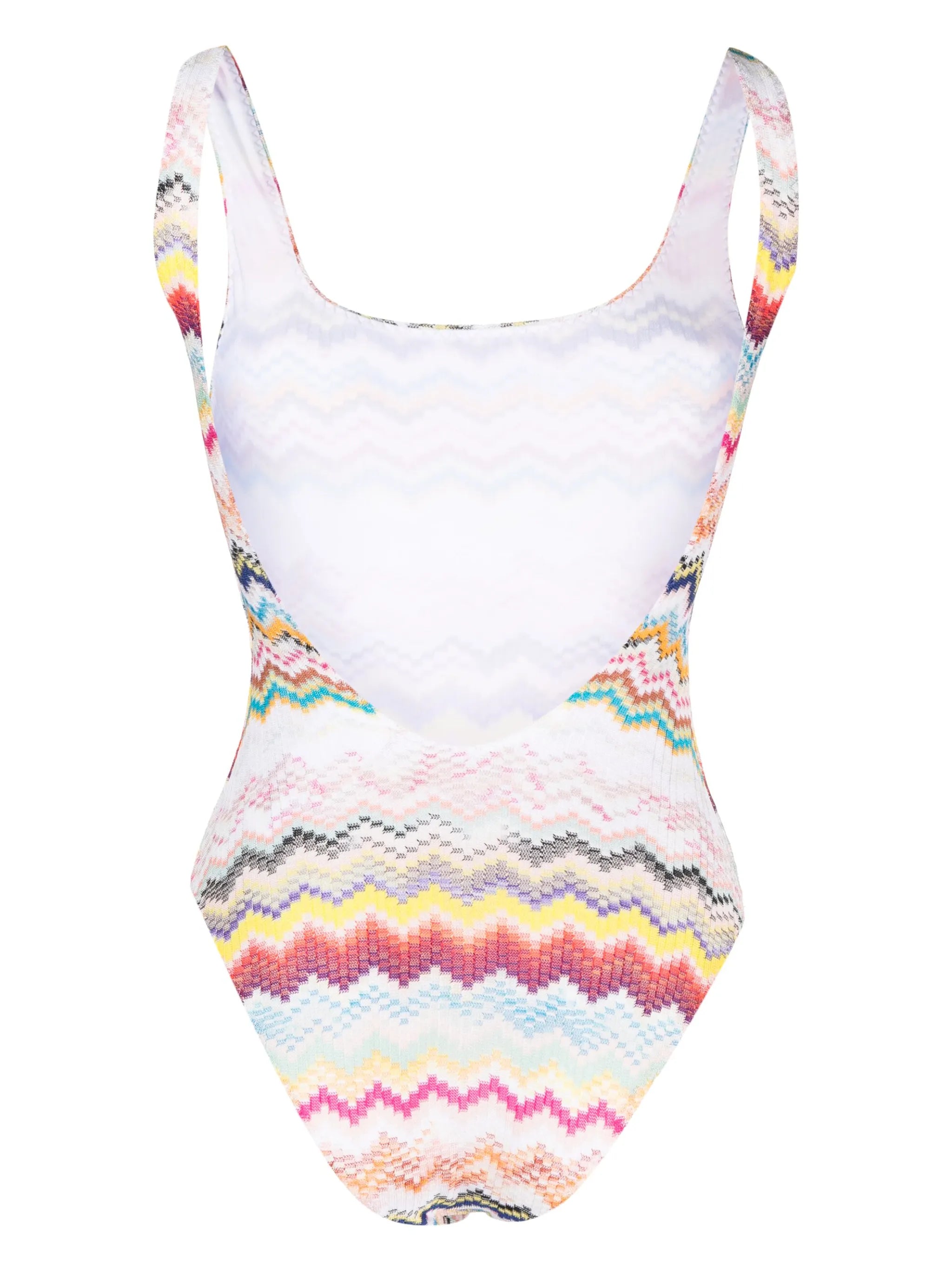 zig zag-knitted swimsuit