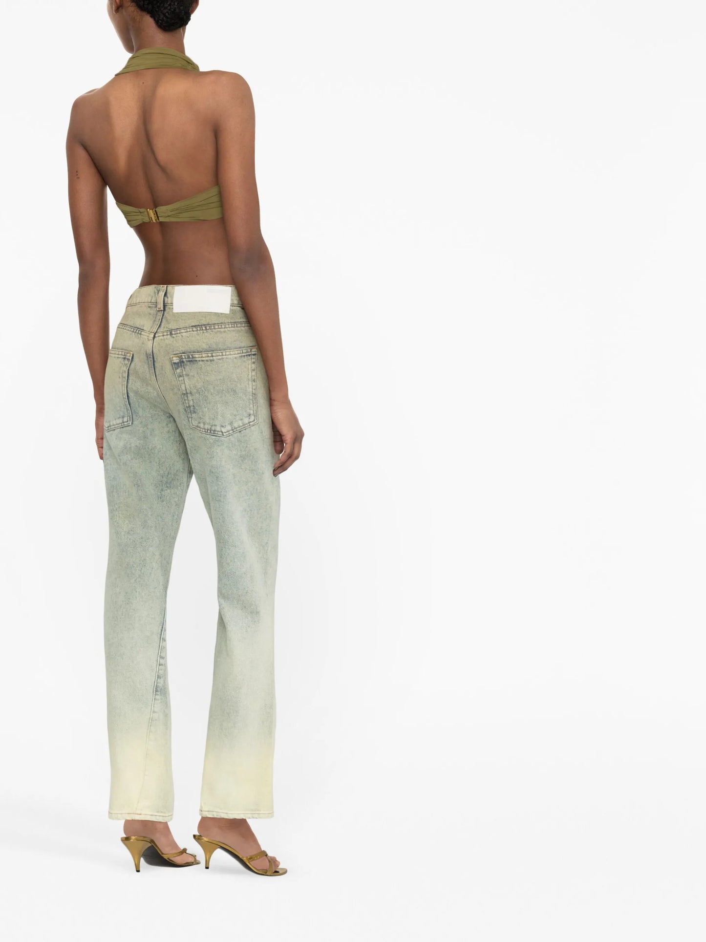 halterneck bustier top