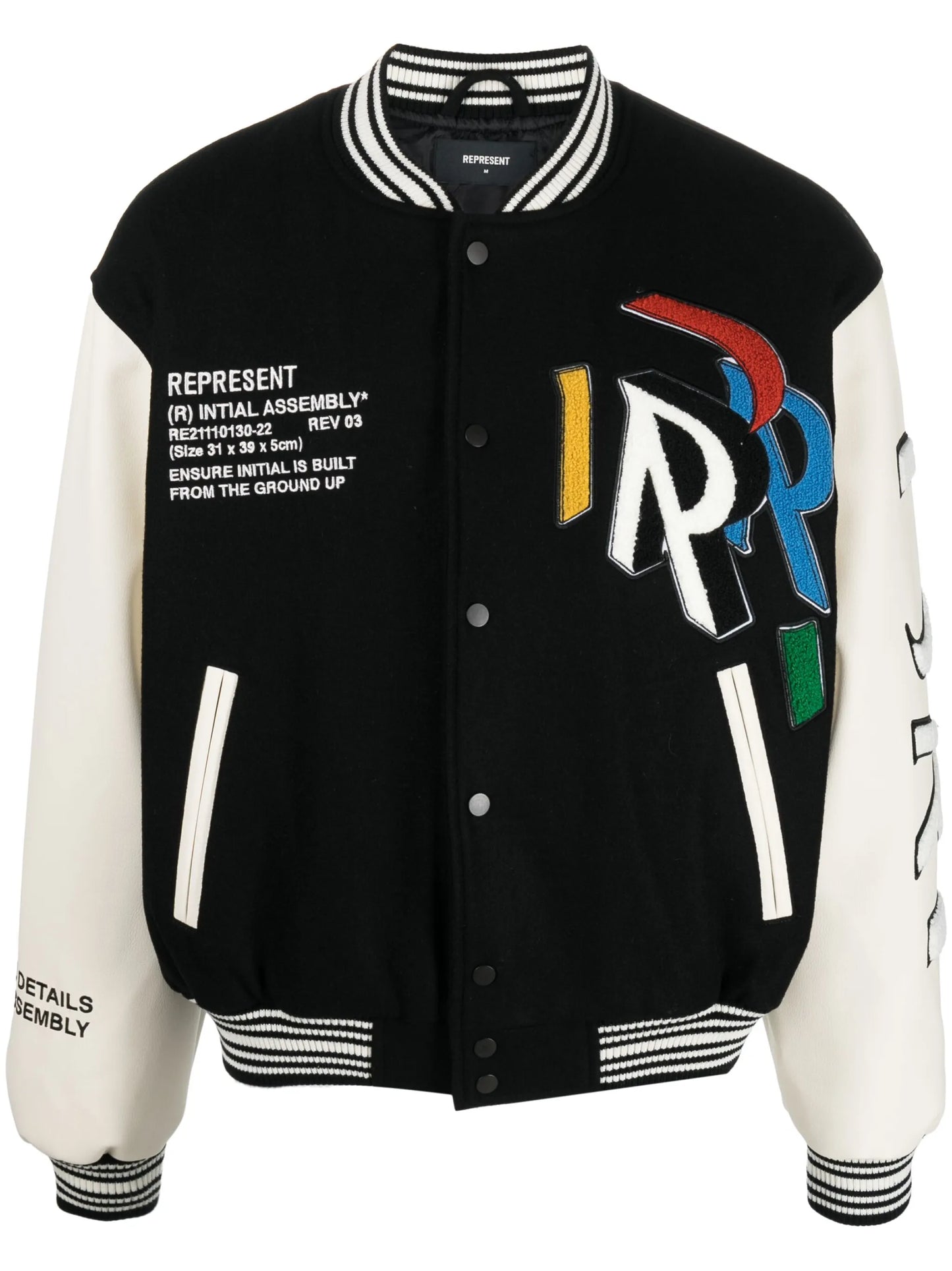 Initial bomber jacket