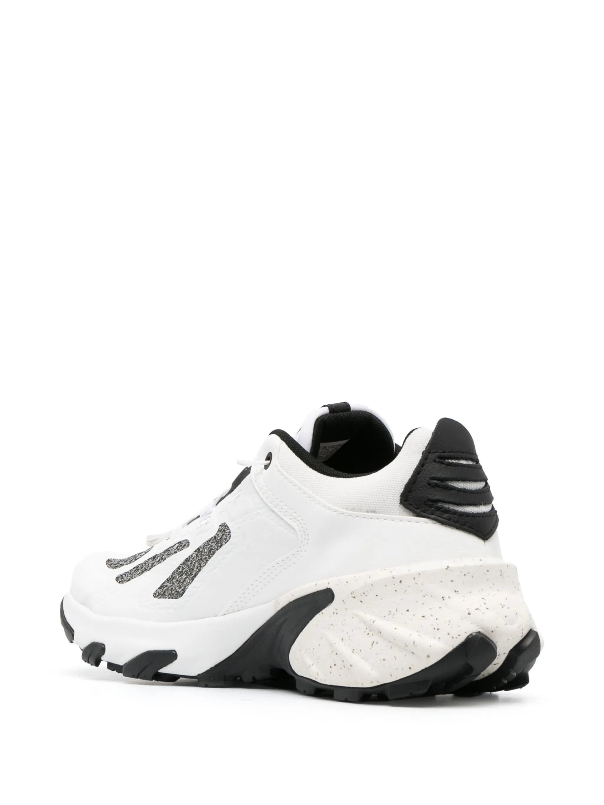 multi-panel lace-up sneakers