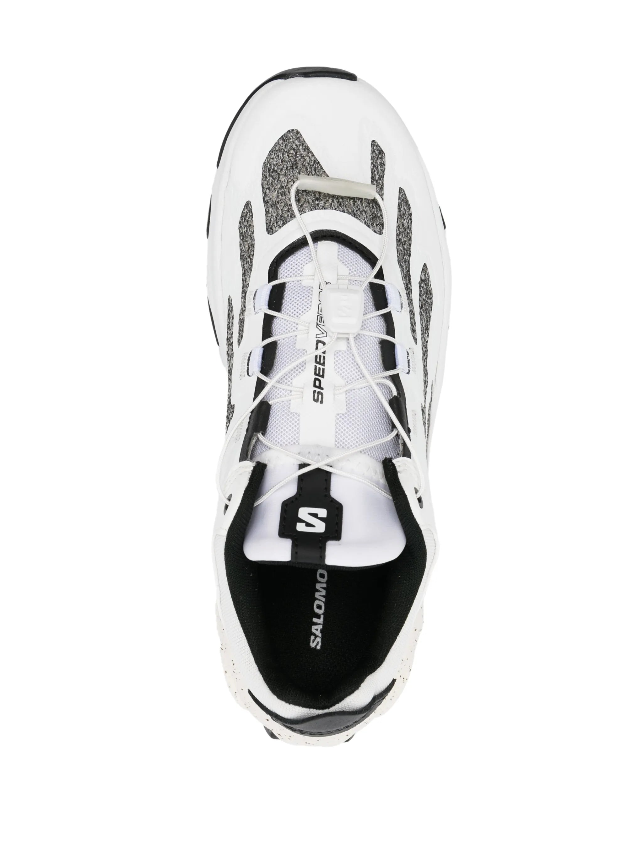 multi-panel lace-up sneakers