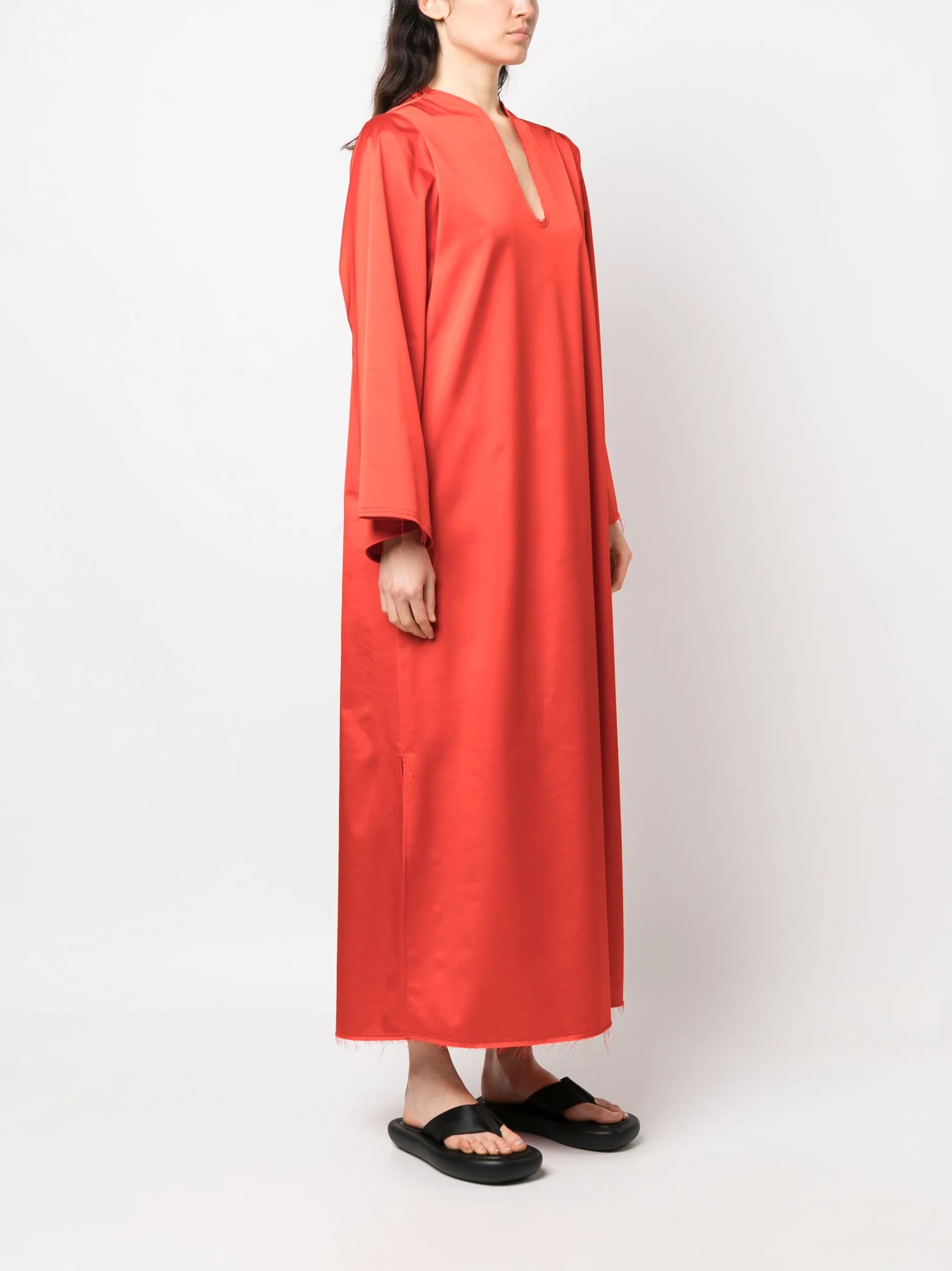 Mirela U-neck shift dress
