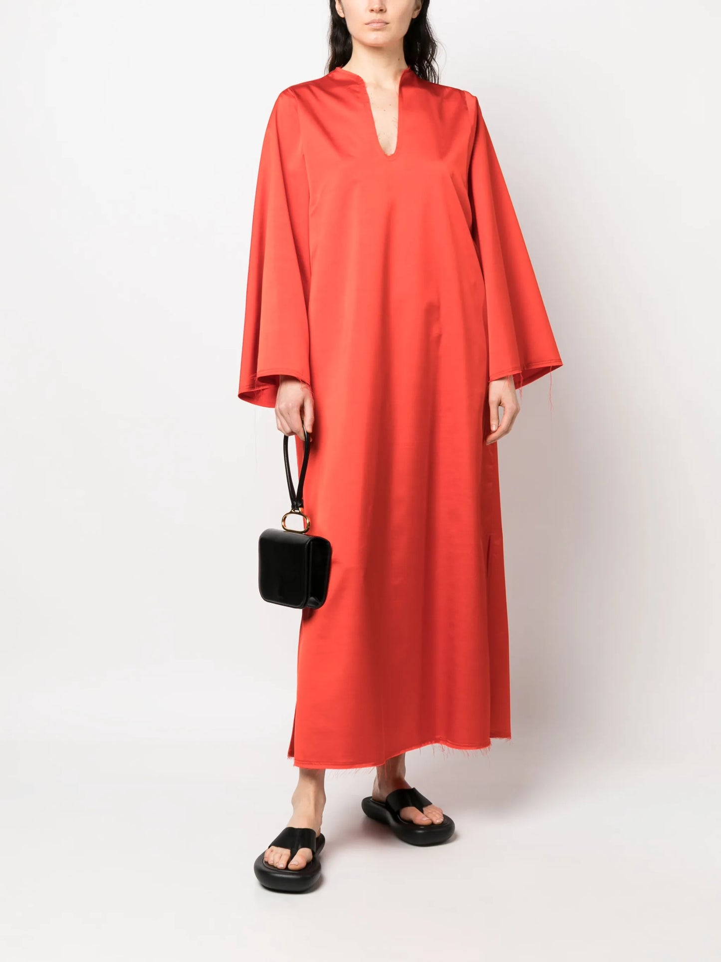 Mirela U-neck shift dress