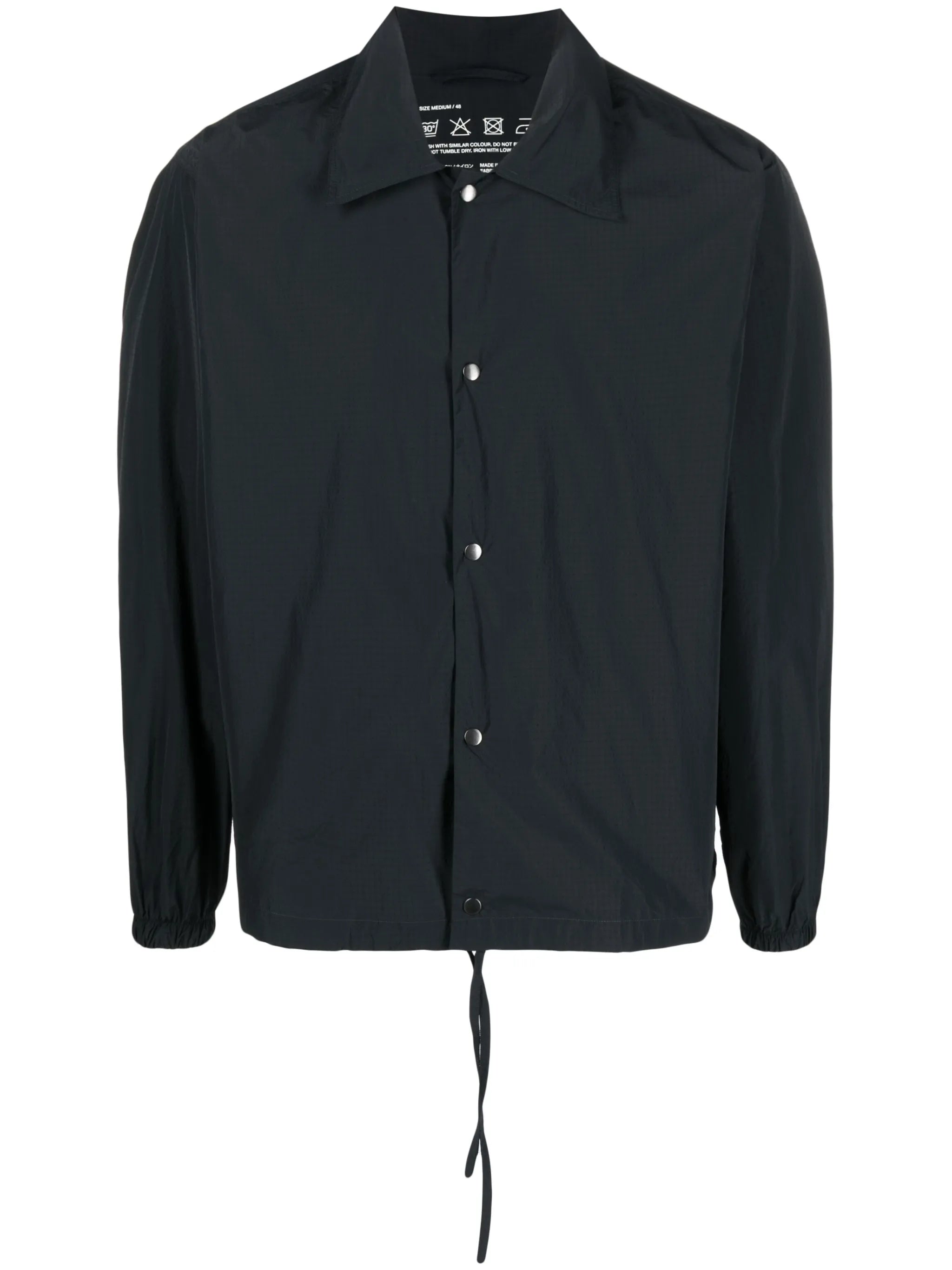 long-sleeved button-up shirt jacket
