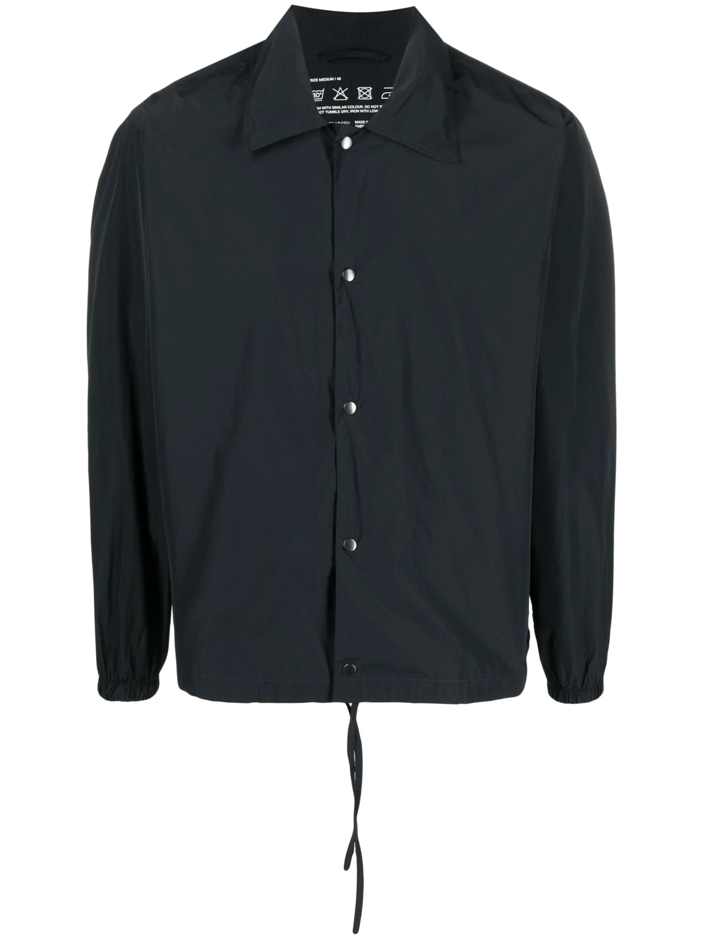 long-sleeved button-up shirt jacket