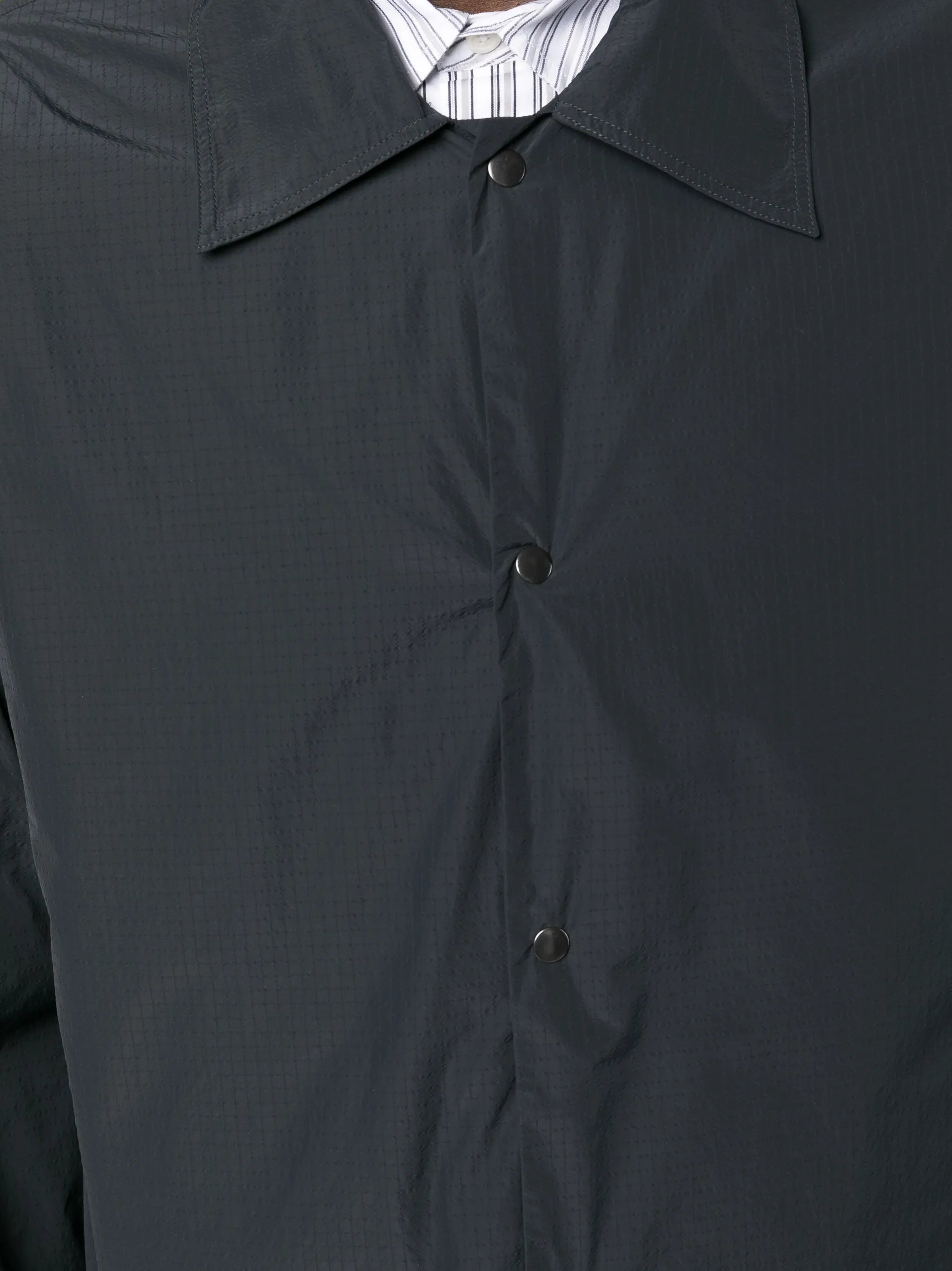 long-sleeved button-up shirt jacket