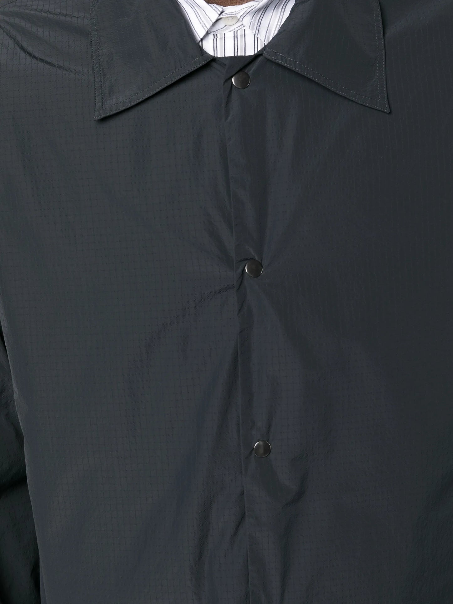 long-sleeved button-up shirt jacket