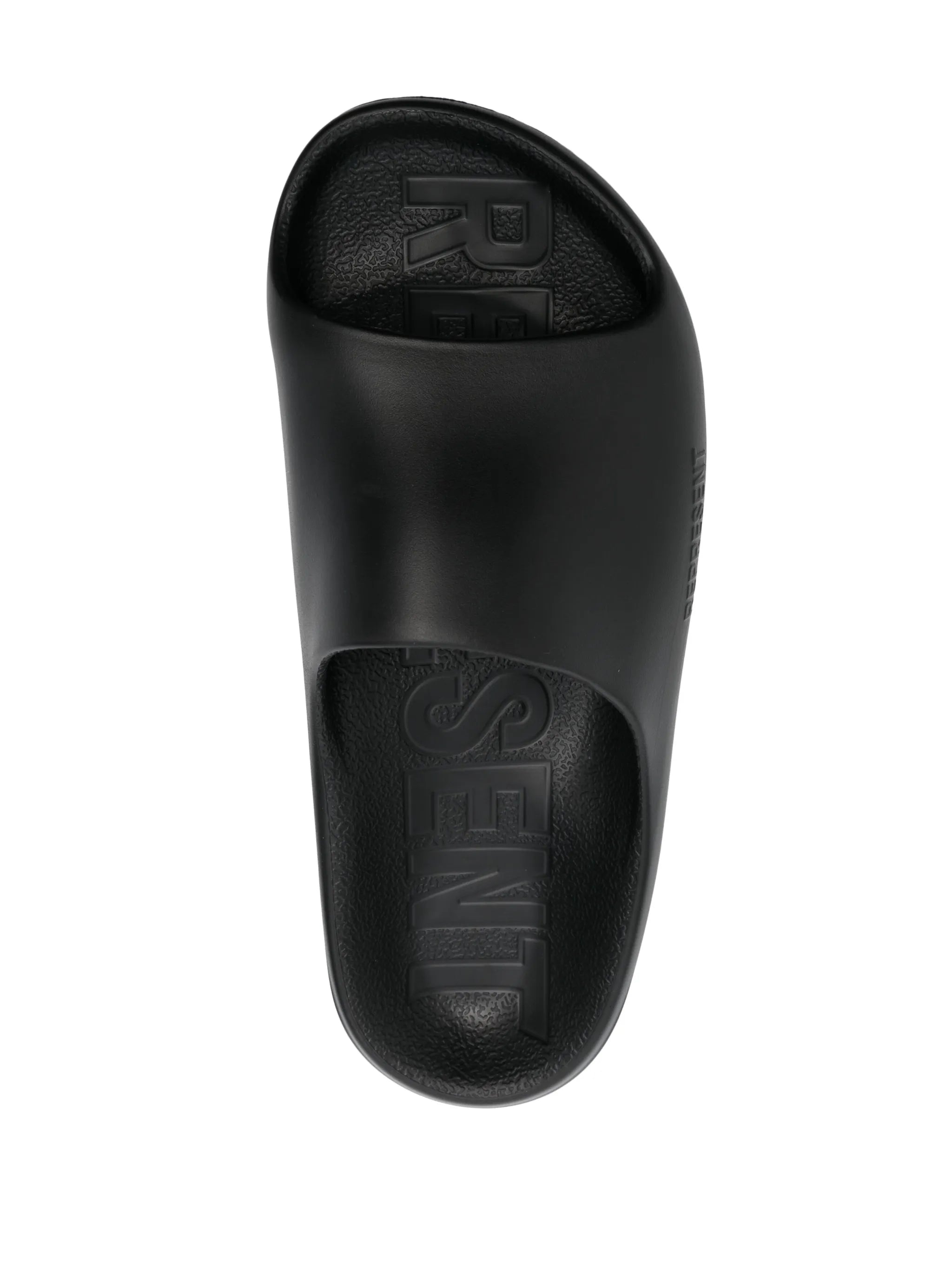 side engraved-logo slides