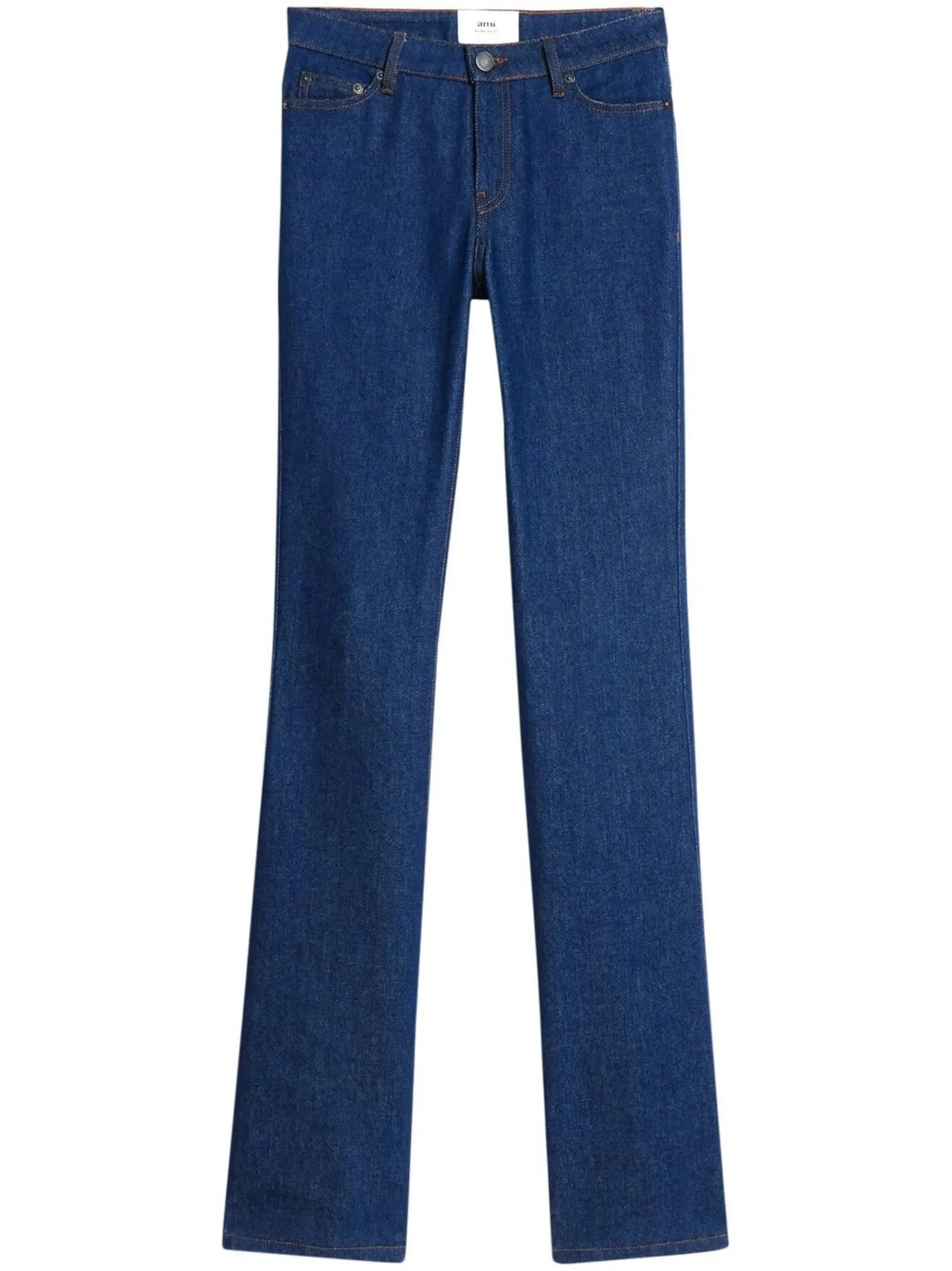 mid-rise bootcut jeans