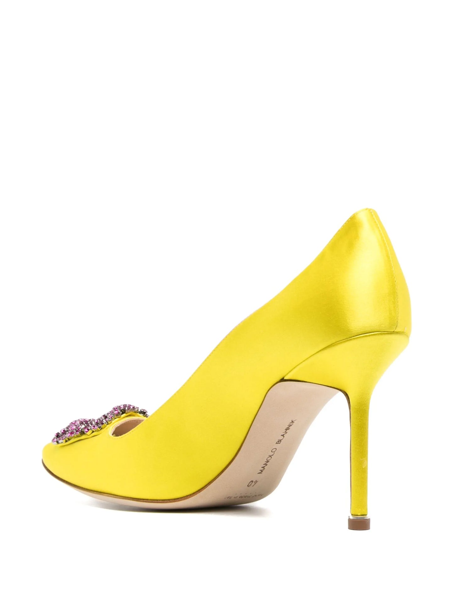 Hangisi 90mm crystal-embellished pumps