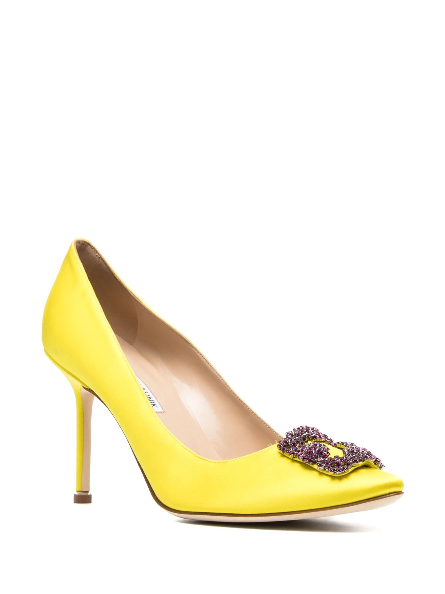 Hangisi 90mm crystal-embellished pumps