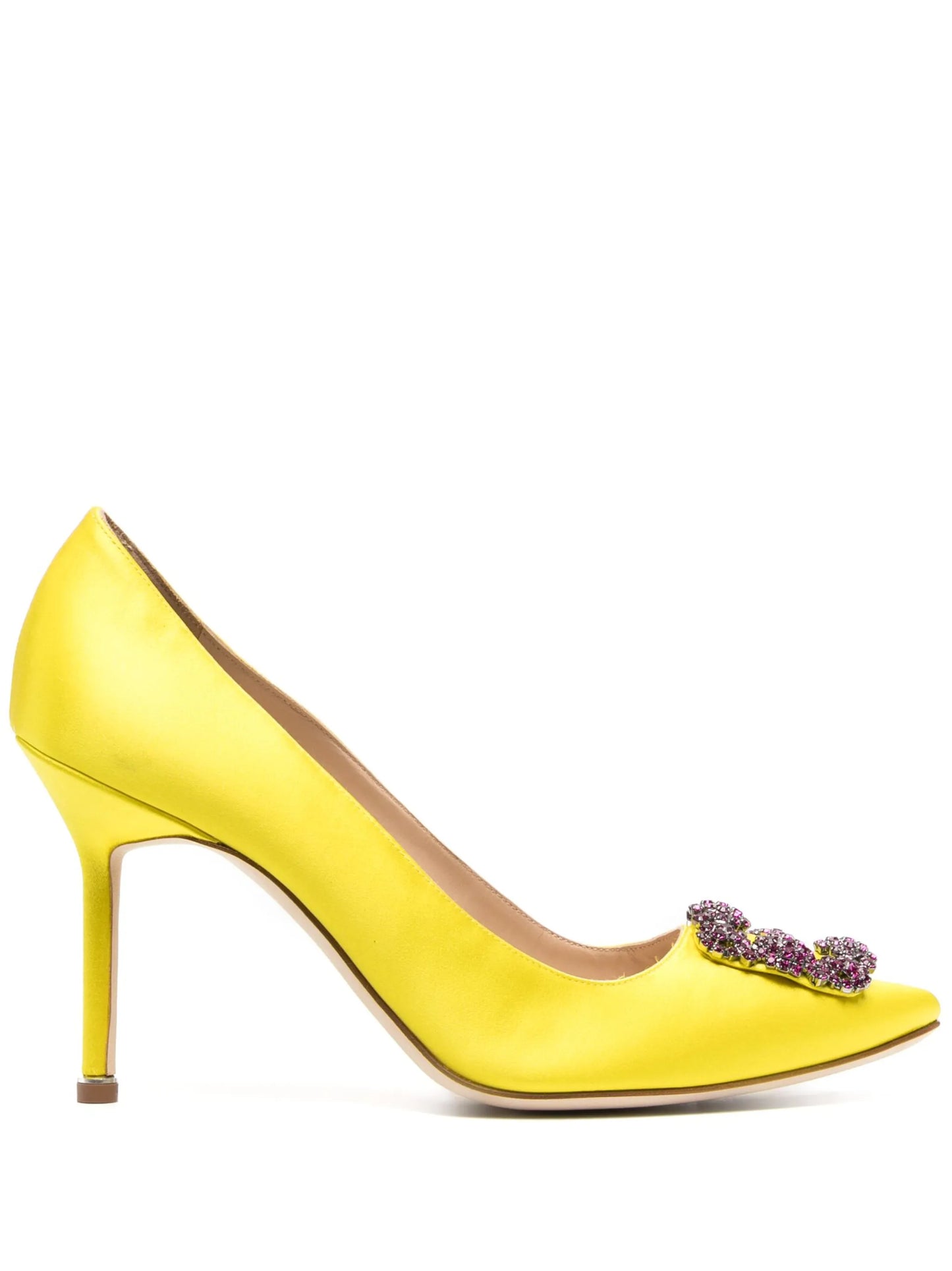 Hangisi 90mm crystal-embellished pumps