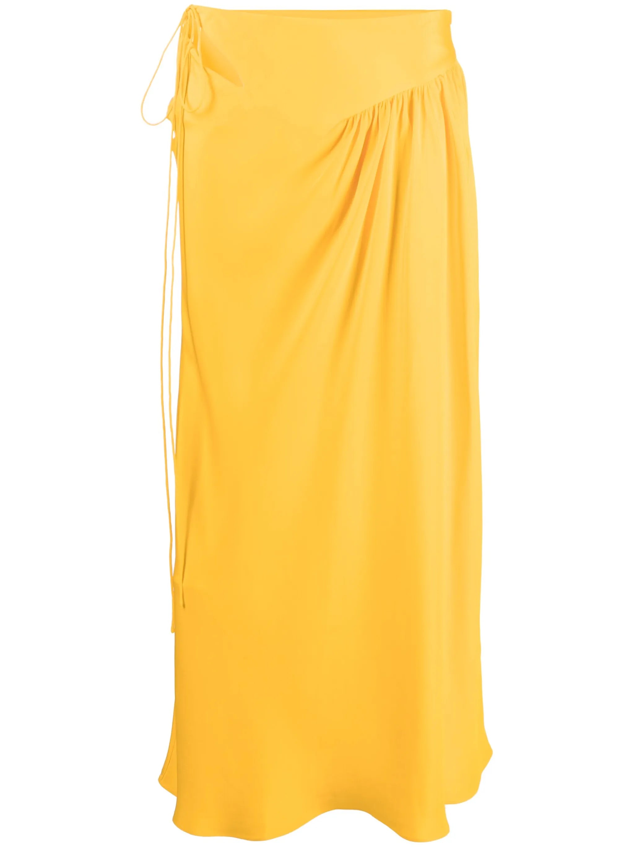 Triqueta asymmetric maxi skirt