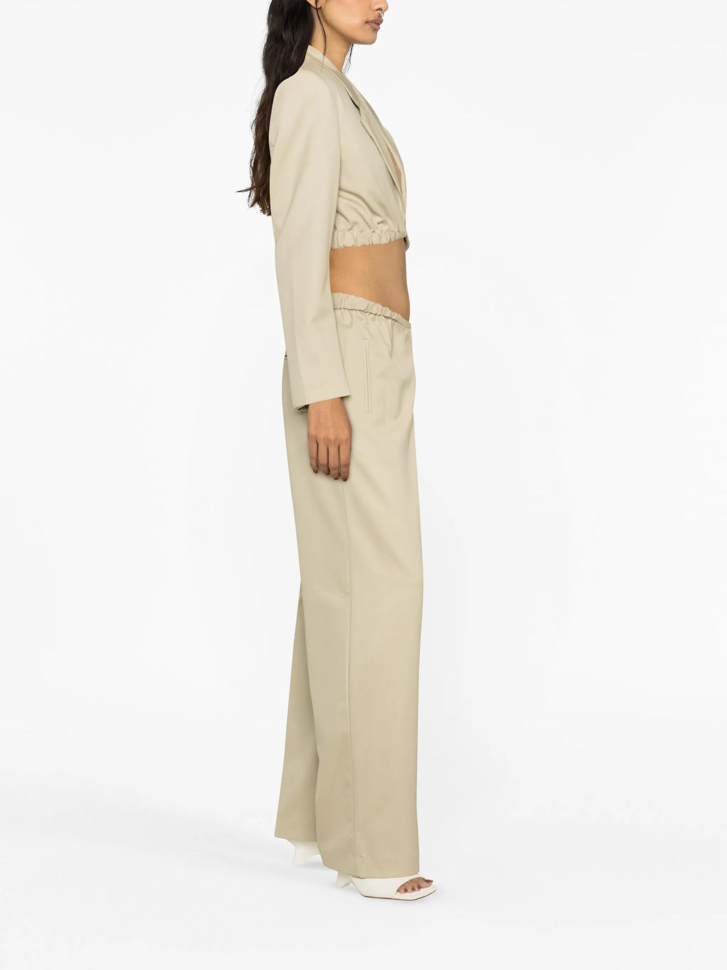 Contorta cropped blazer