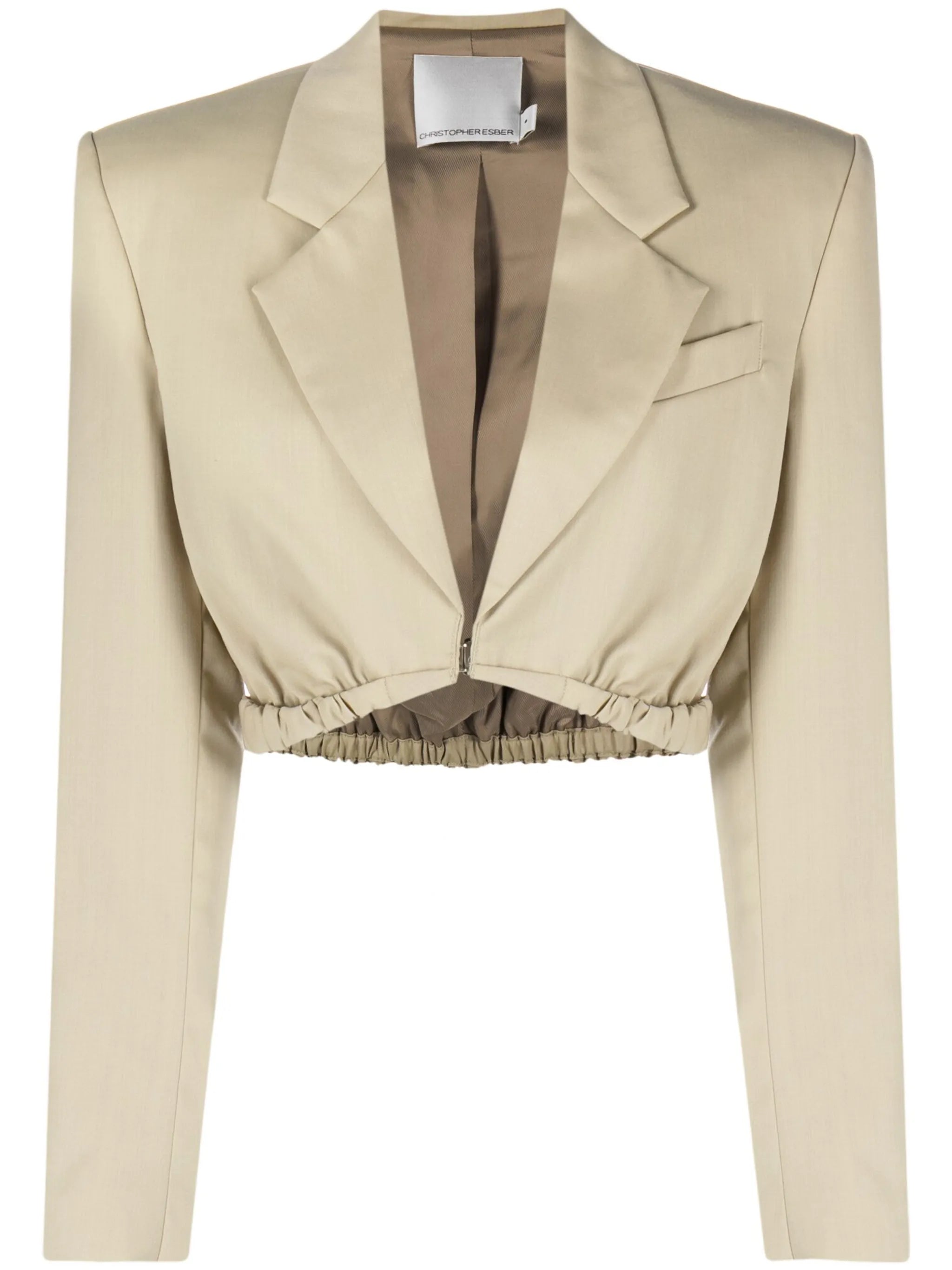 Contorta cropped blazer