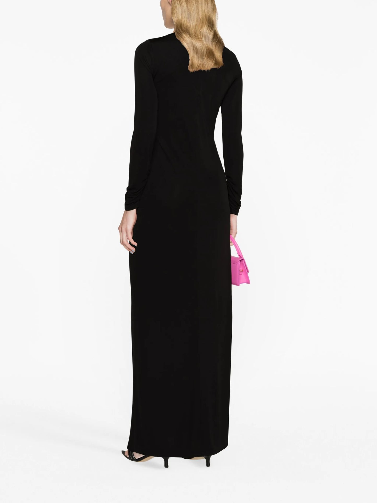 Arced Palm maxi dress