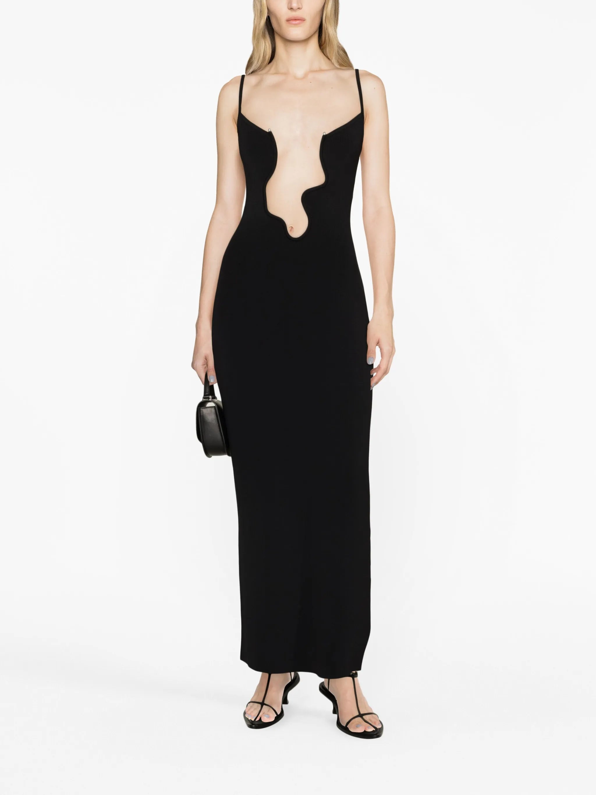 Salacia plunge maxi dress