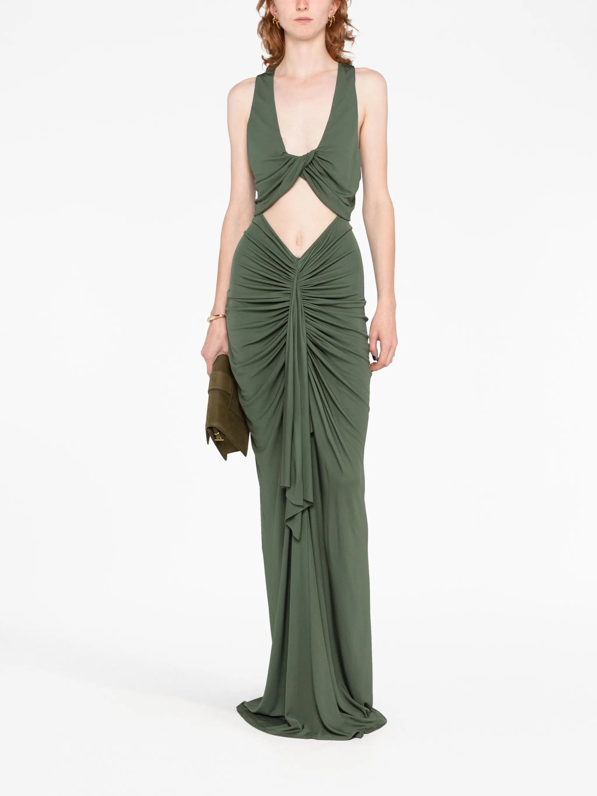 Vivenda draped maxi dress