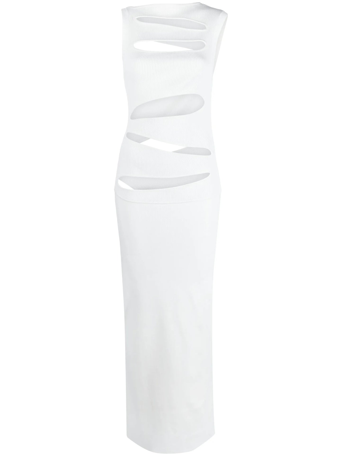 slash knit maxi dress
