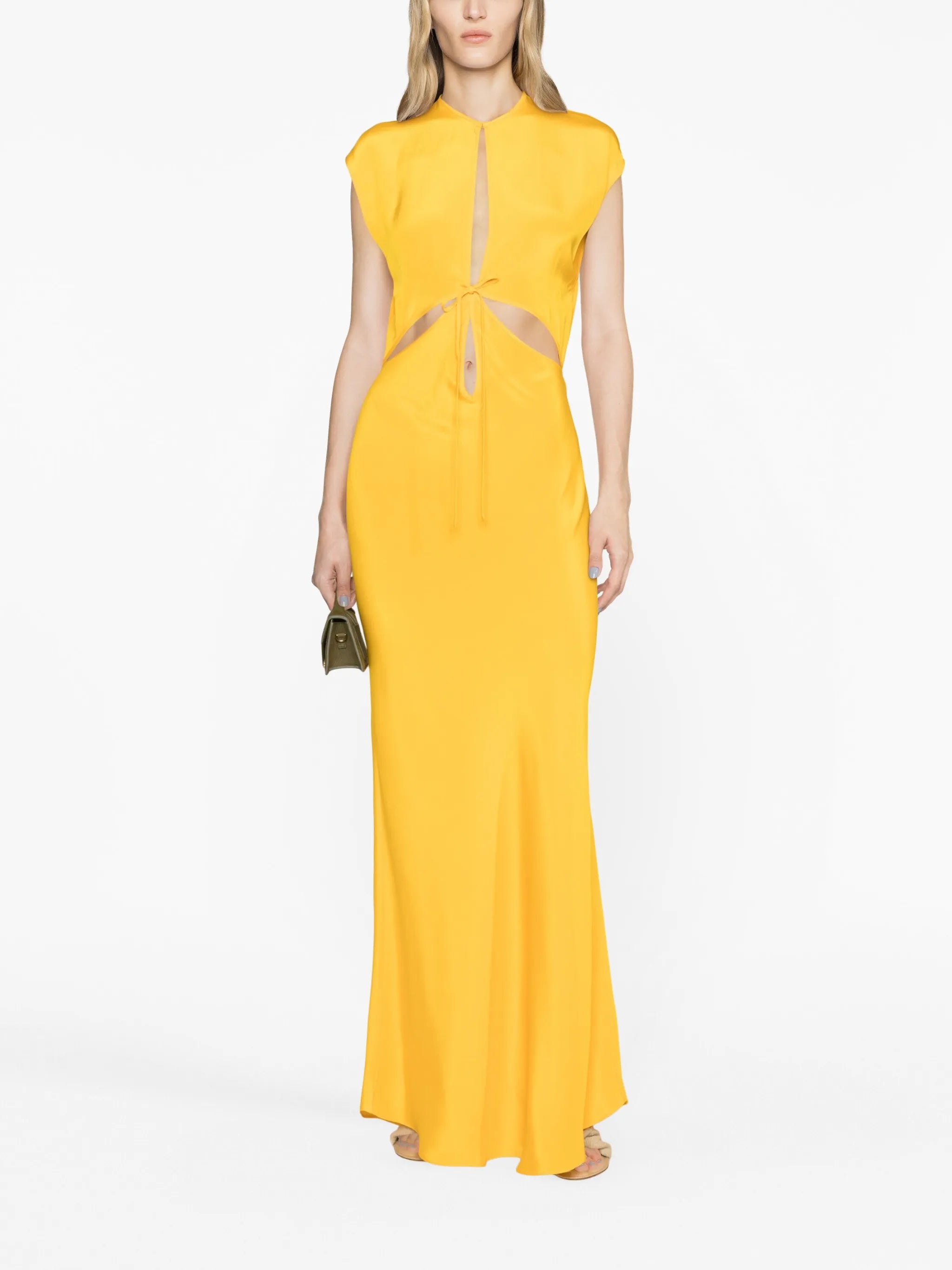 Triquetra cut-out dress