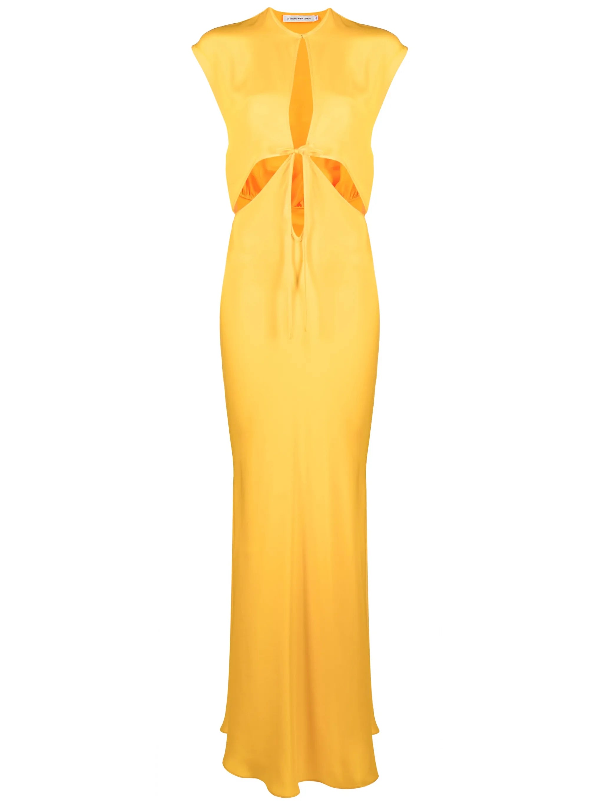 Triquetra cut-out dress