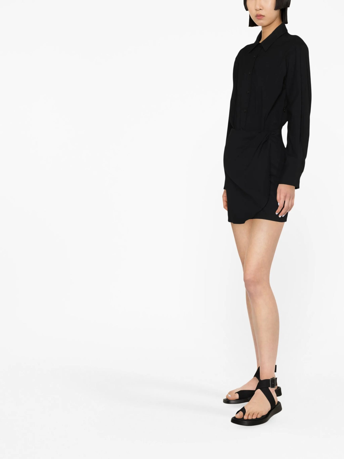 shirt wraparound dress