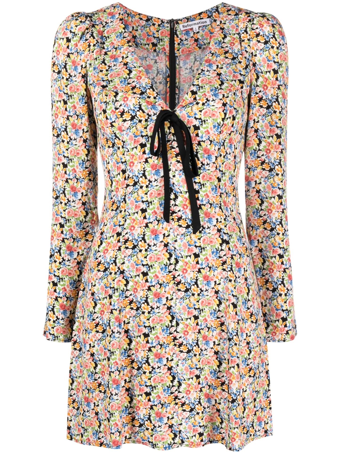 Mavis floral-print minidress