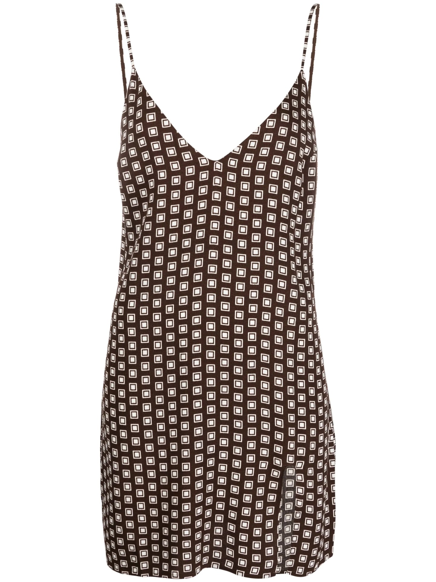 Marlowe geometric-print dress
