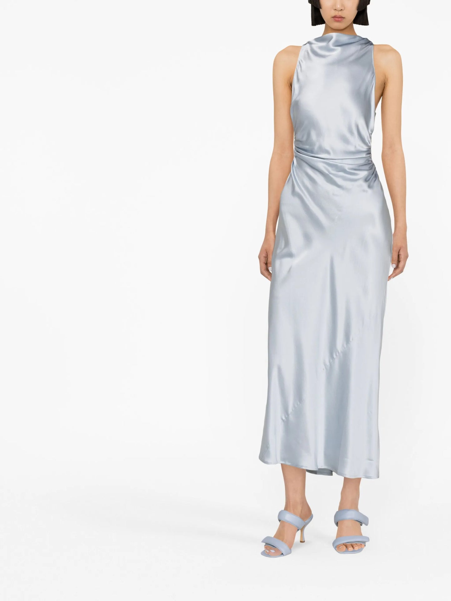 Casette silk dress