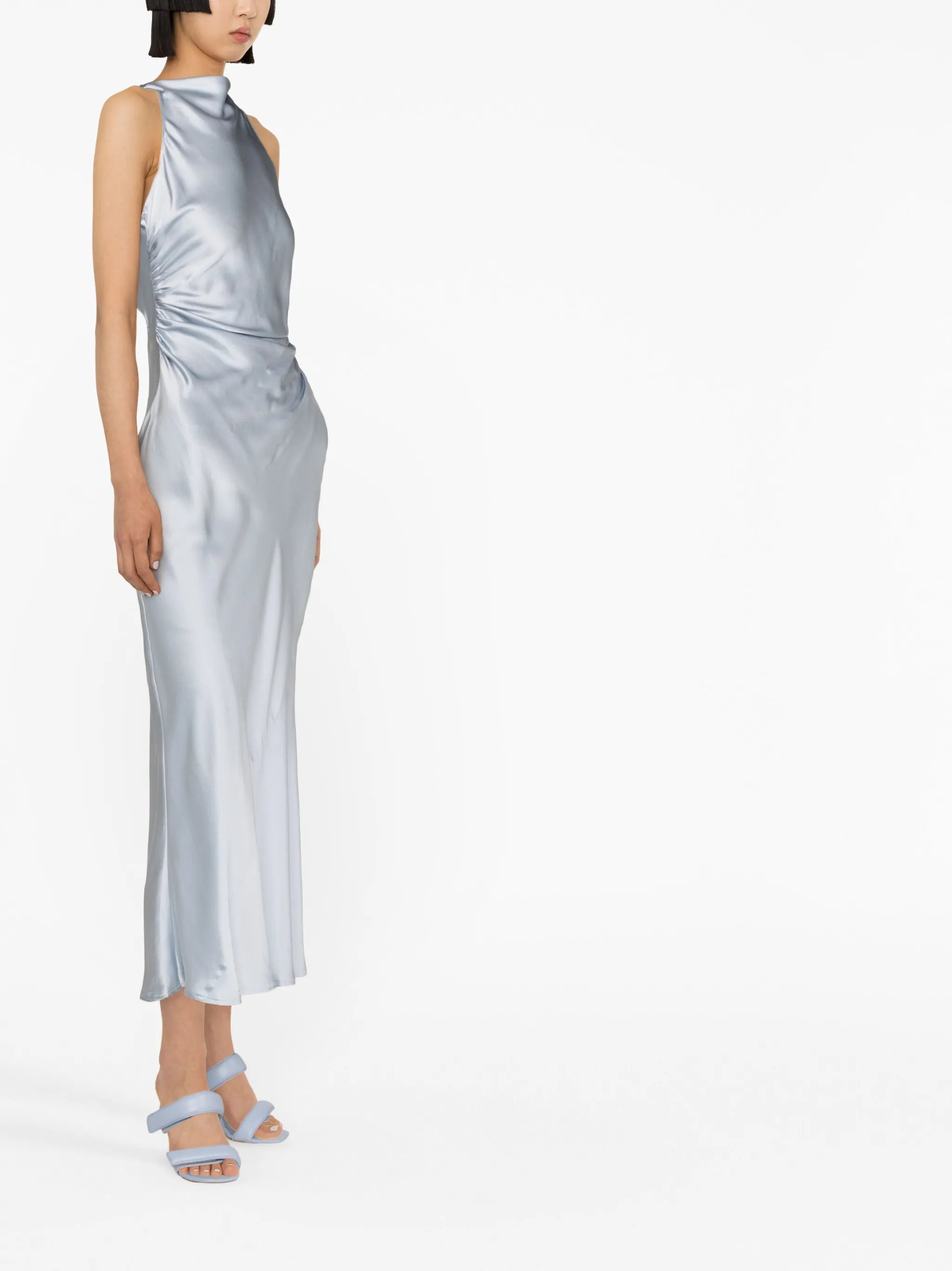 Casette silk dress
