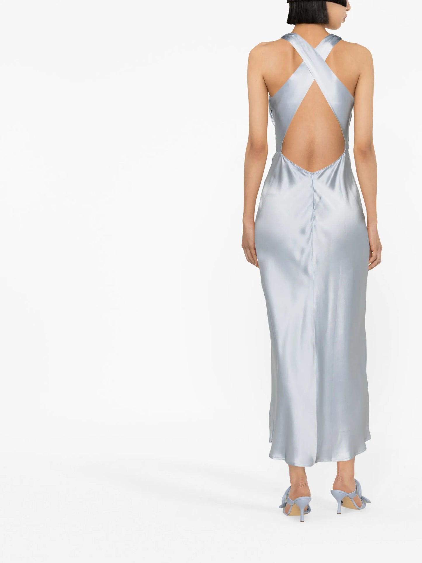 Casette silk dress
