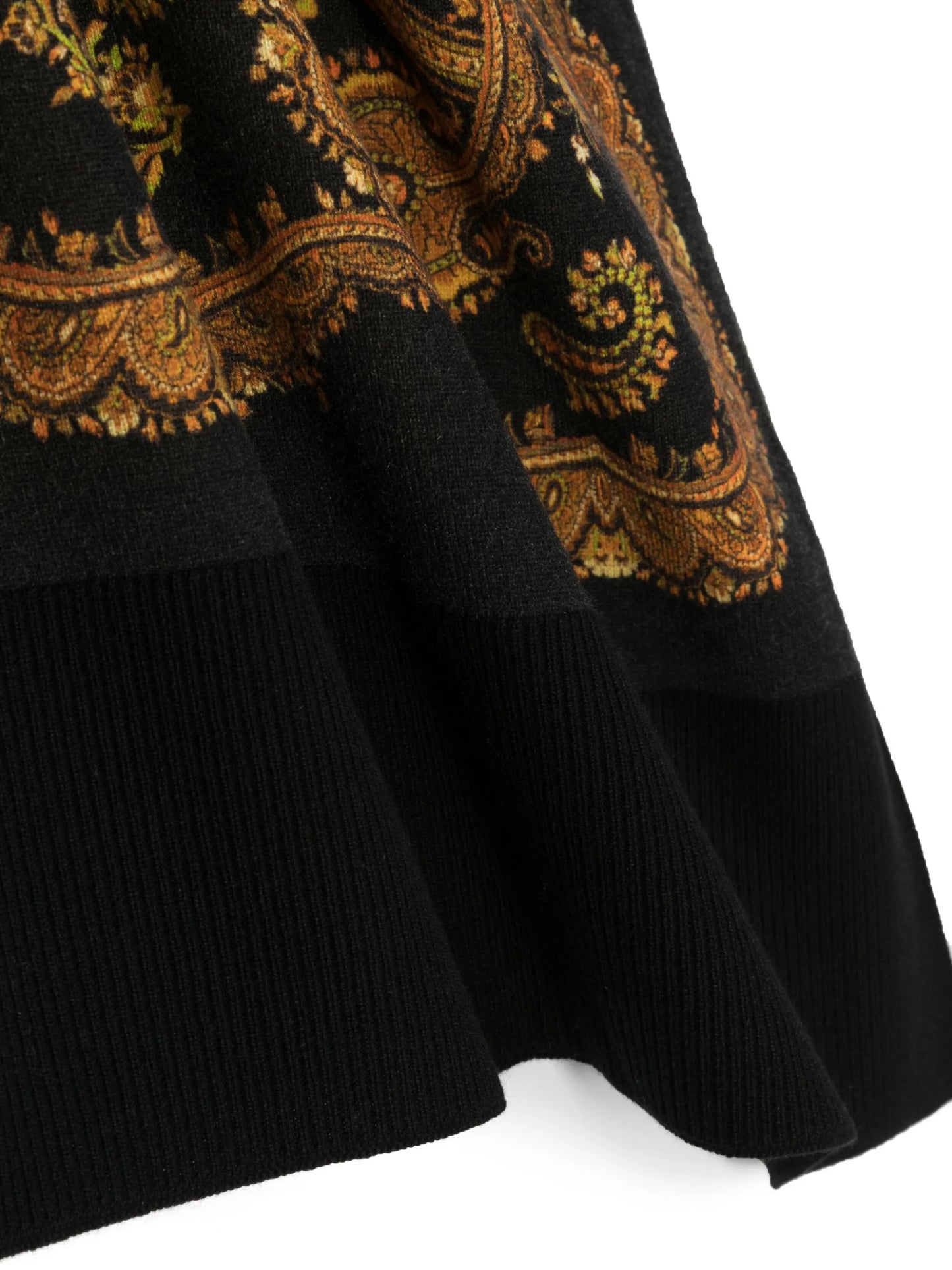 paisley-print cashmere scarf
