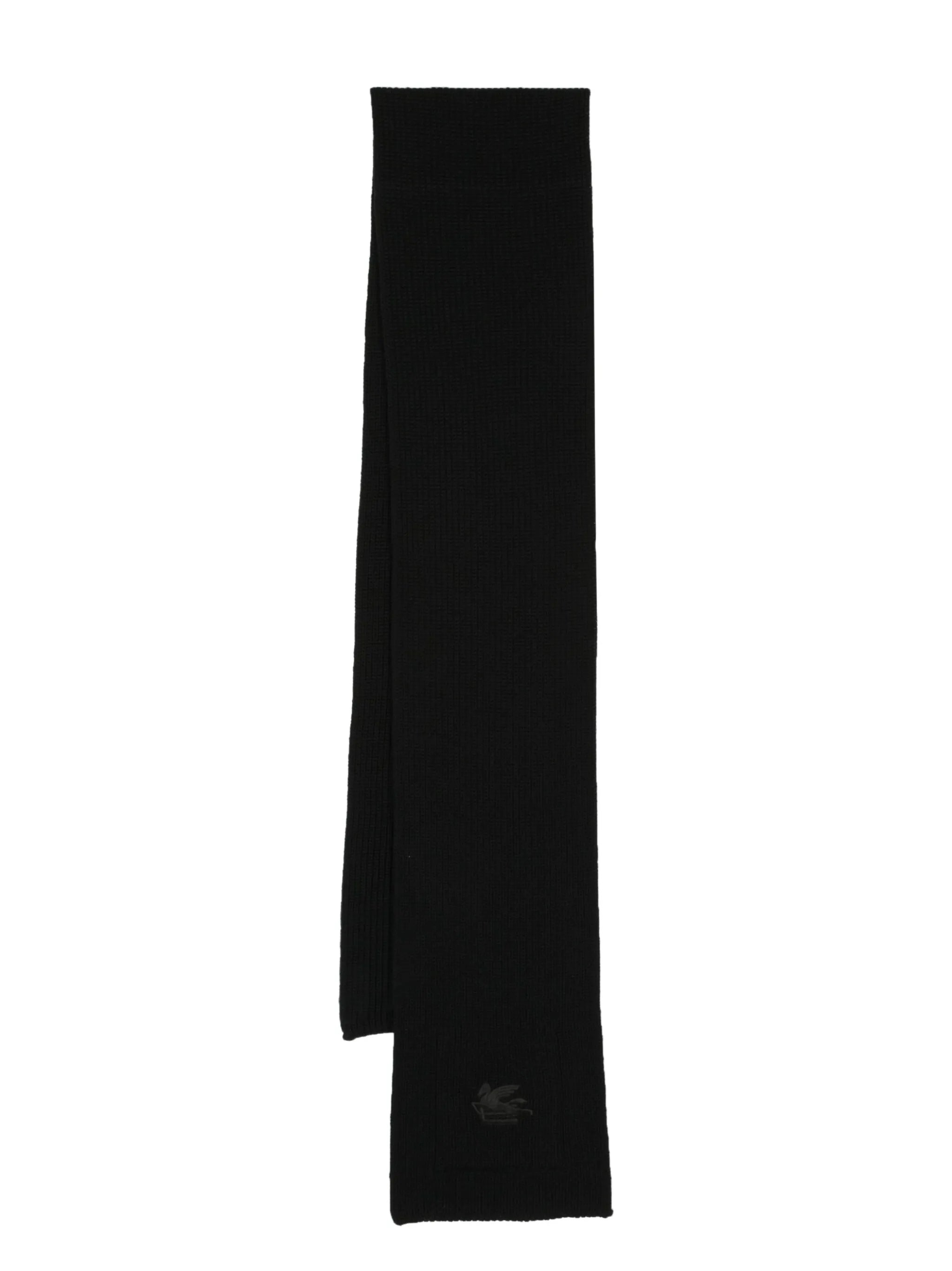 fine-knit wool scarf