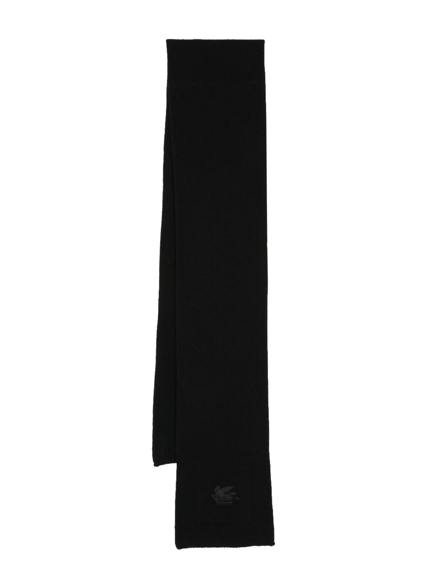 fine-knit wool scarf