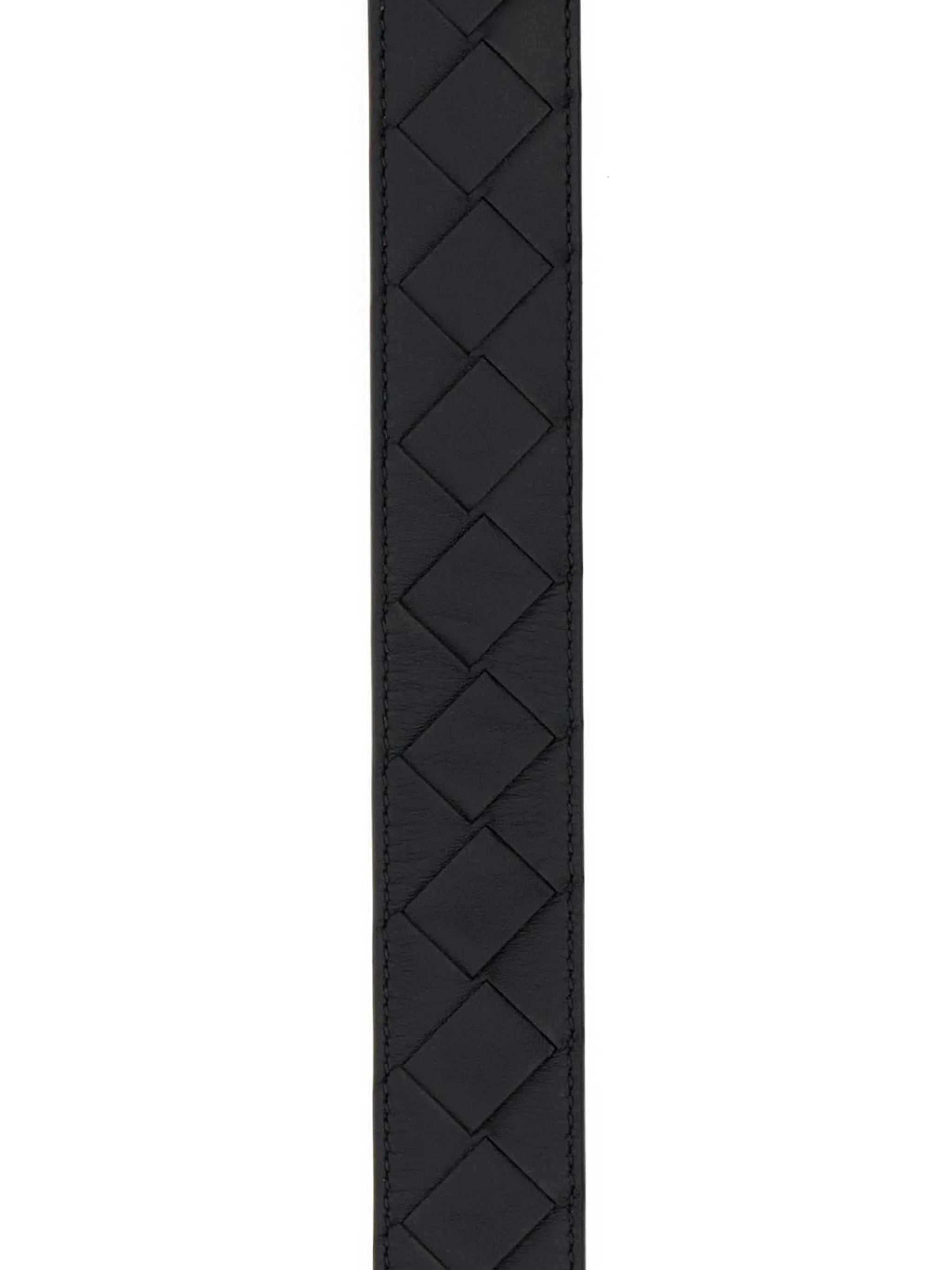 Intrecciato leather belt