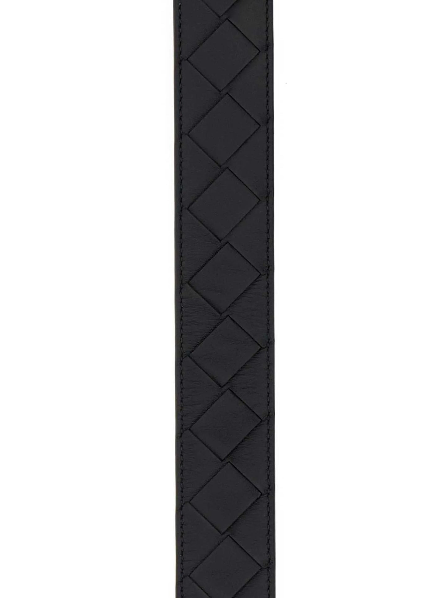 Intrecciato leather belt