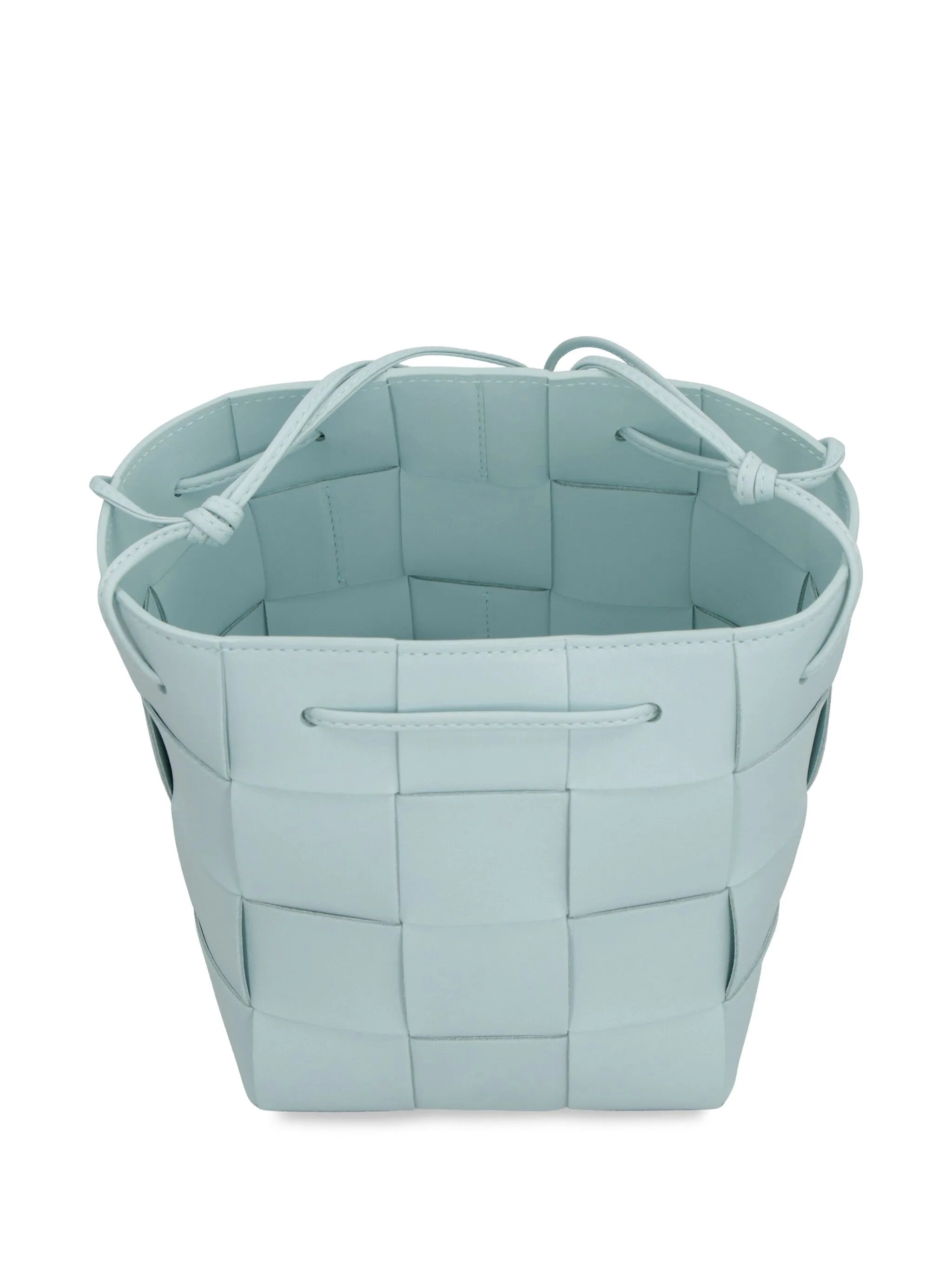 small Cassette leather bucket bag